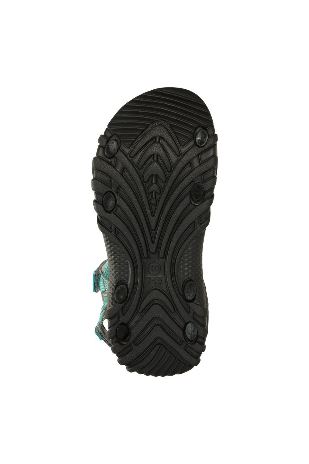 Blue Cyprus Chevron Sandals, Image 6 of 7
