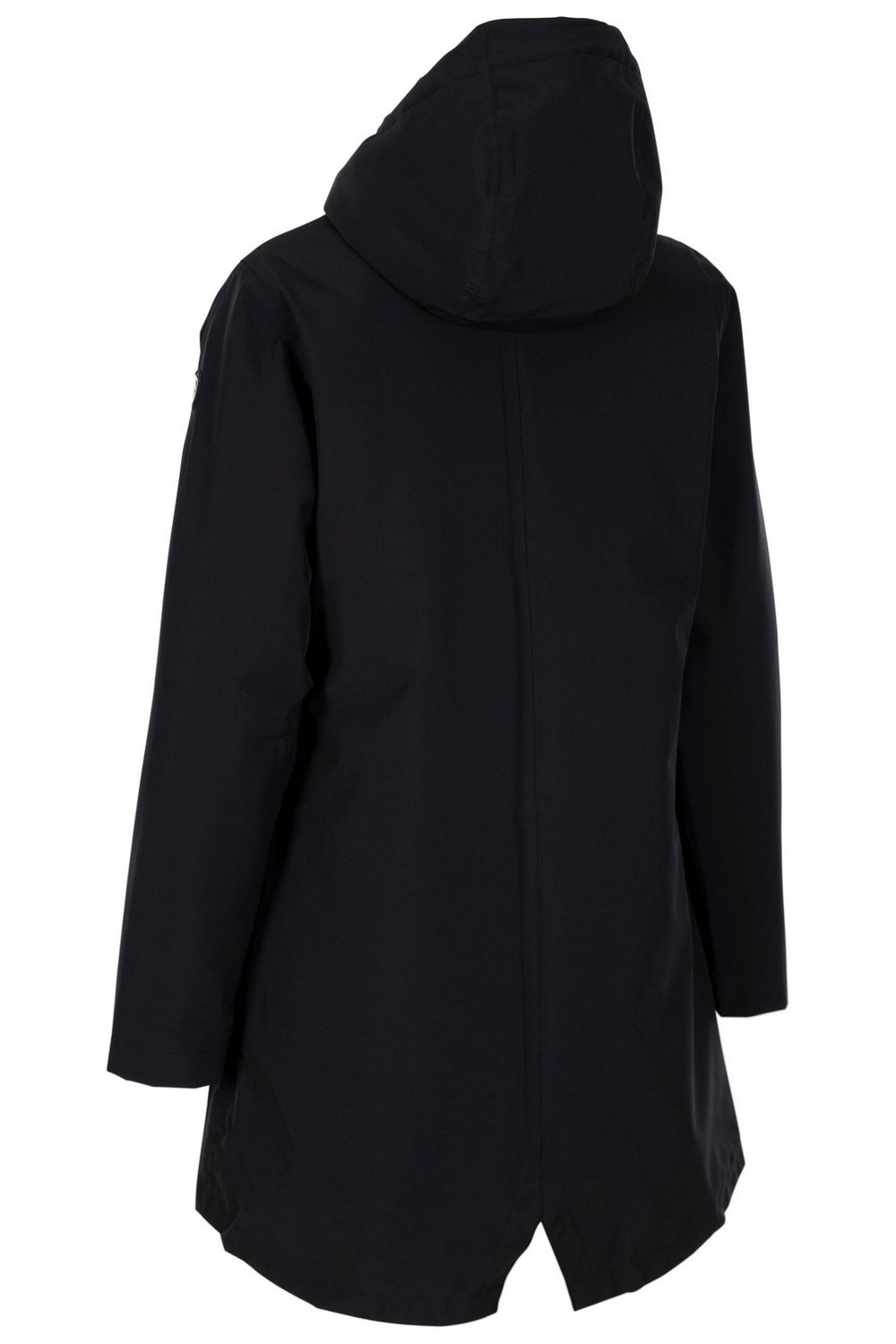 Black Trespass Black Modesty TP75 Waterproof Jacket, Image 2 of 4