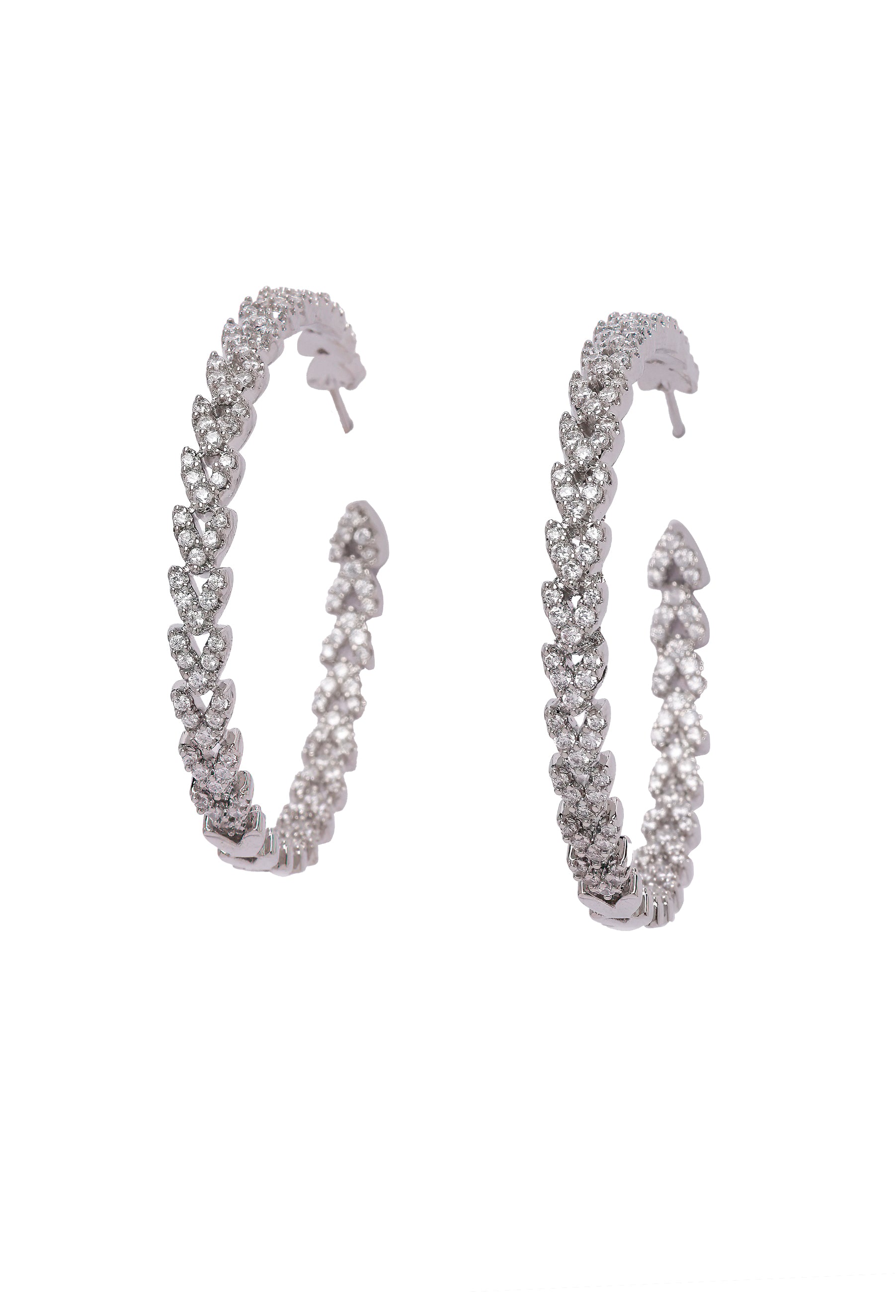 Metallic Diva Twinkling Small Hoops