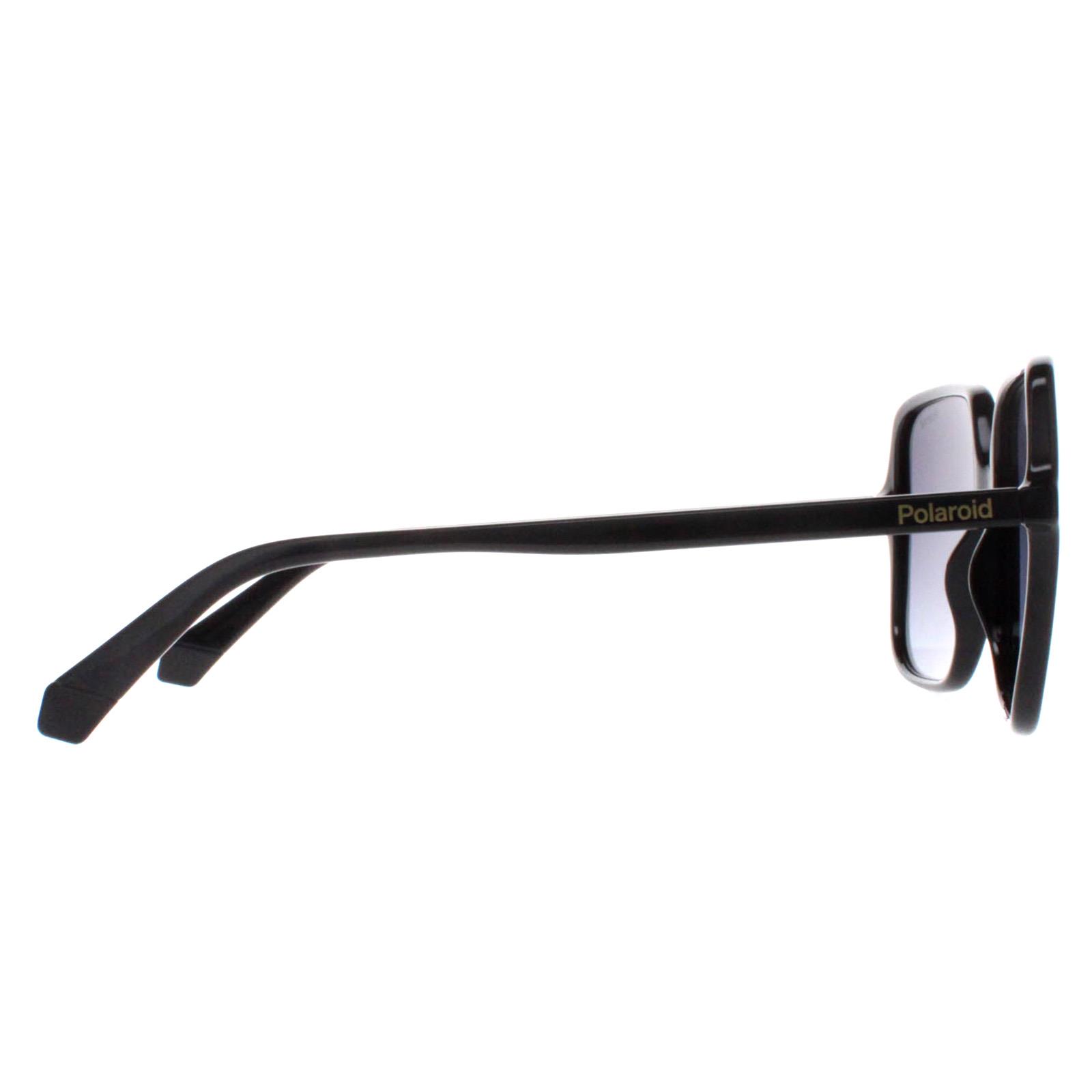 Black Polaroid Black Square Black Grey Gradient Polarized PLD 6219/S, Image 4 of 4