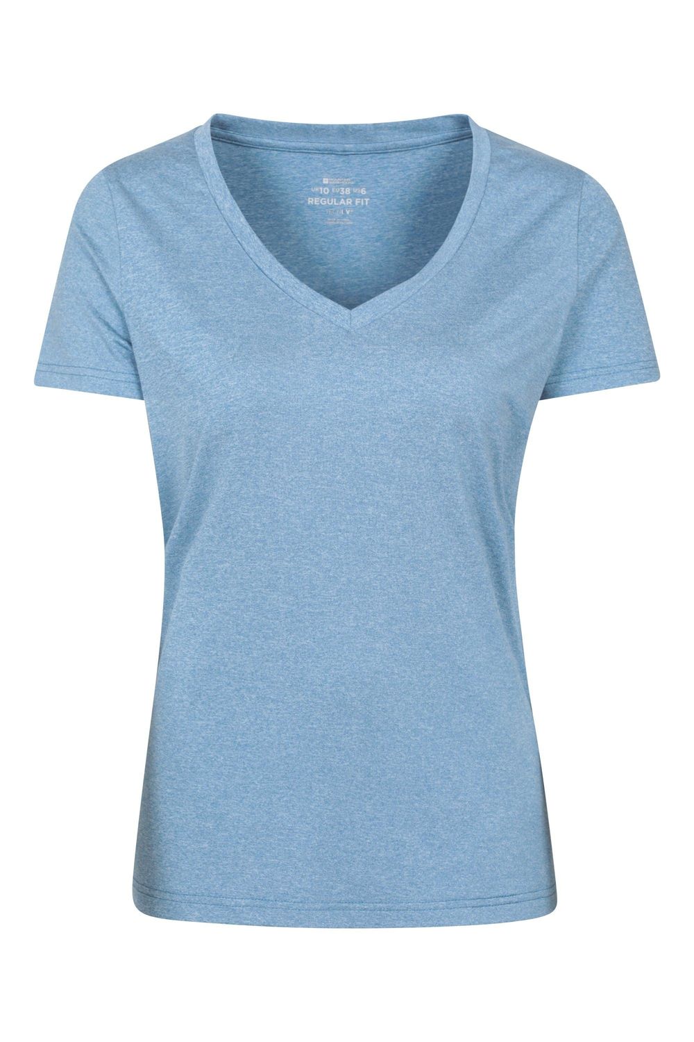 Blue Vitality V Neck TShirt, Image 1 of 3