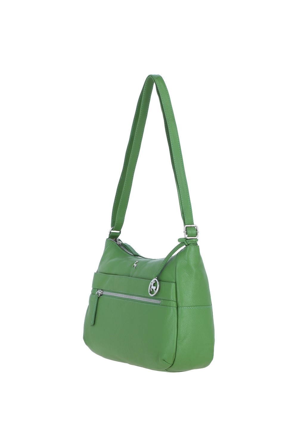 Green 'Meath' Real Leather Shoulder Bag, Image 3 of 5