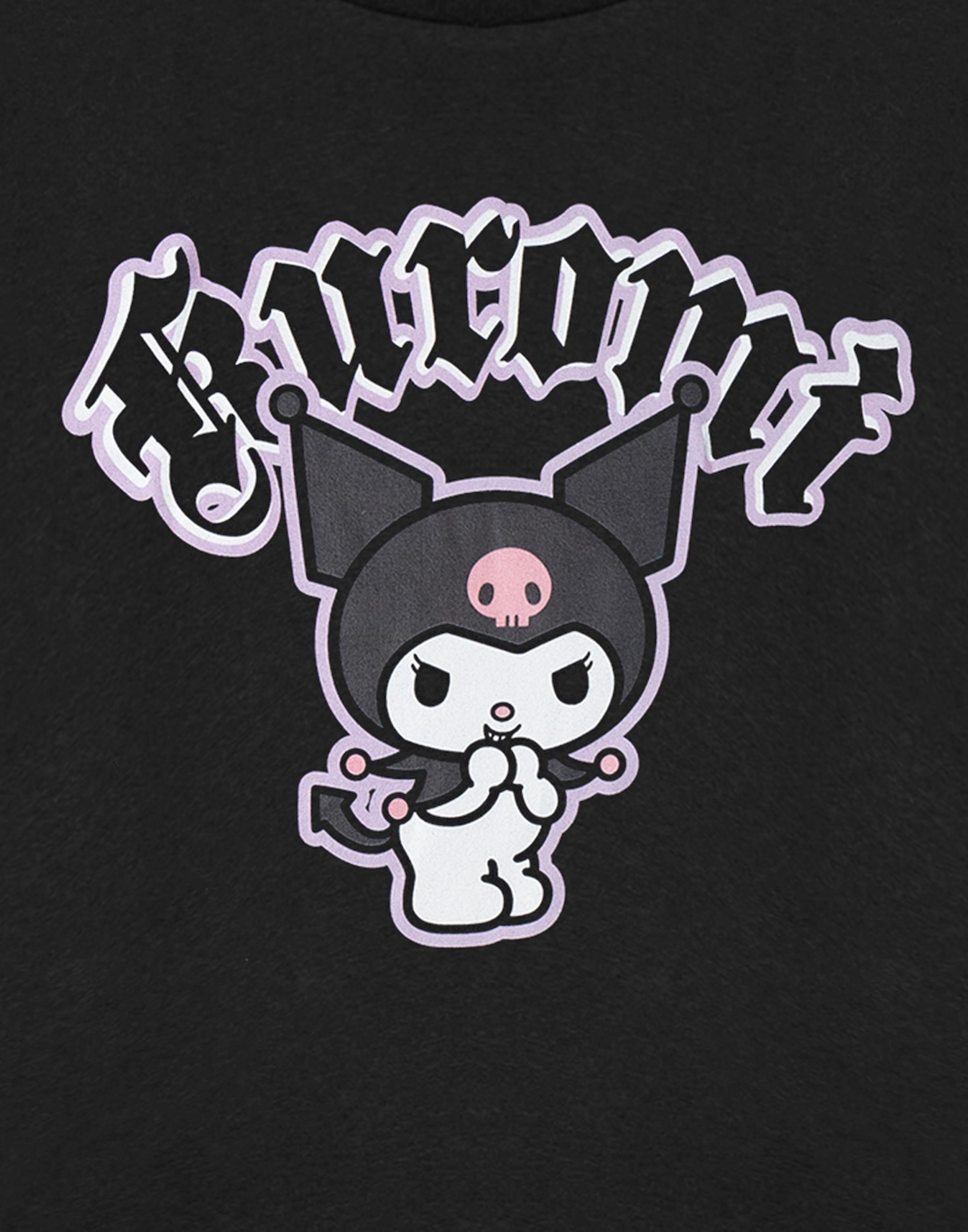 Black Hello Kitty Kuromi Cheeky XX-Large T-Shirt, Image 6 of 6