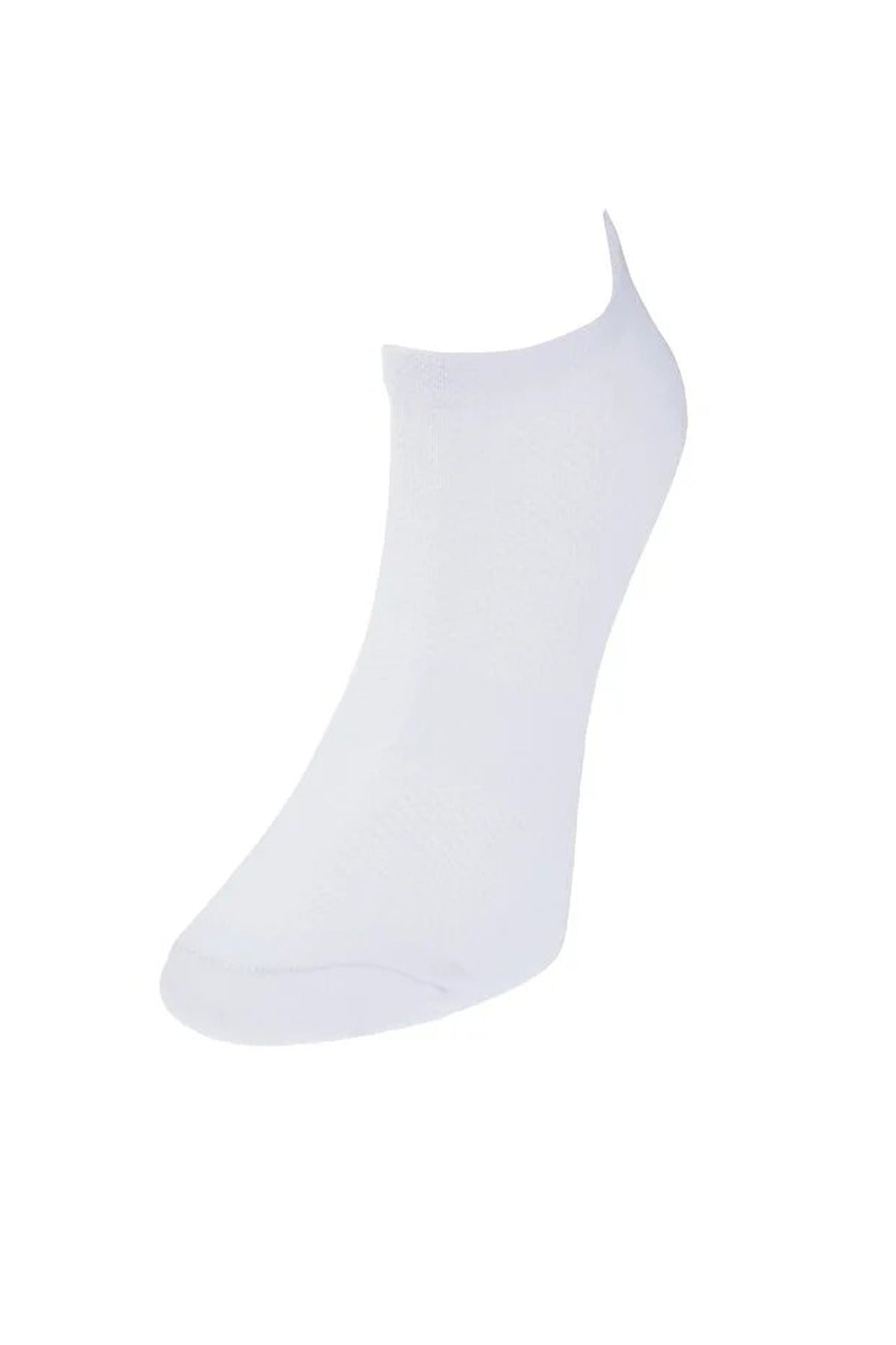 White 5 Pack Cotton Knit Sports Ankle Socks, Image 4 of 4