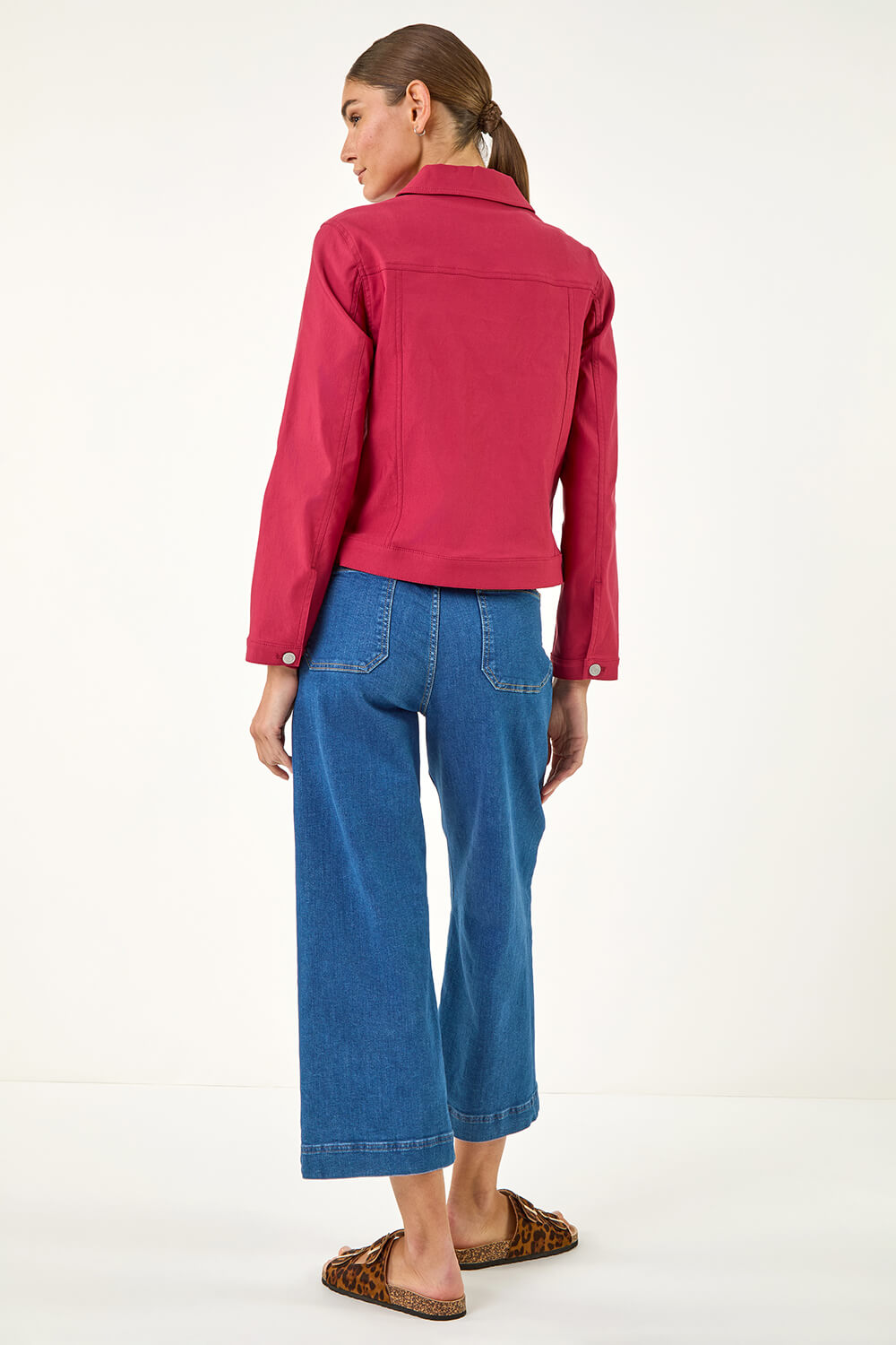 Rust Stretch Pocket Detail Jacket, Image 5 of 6