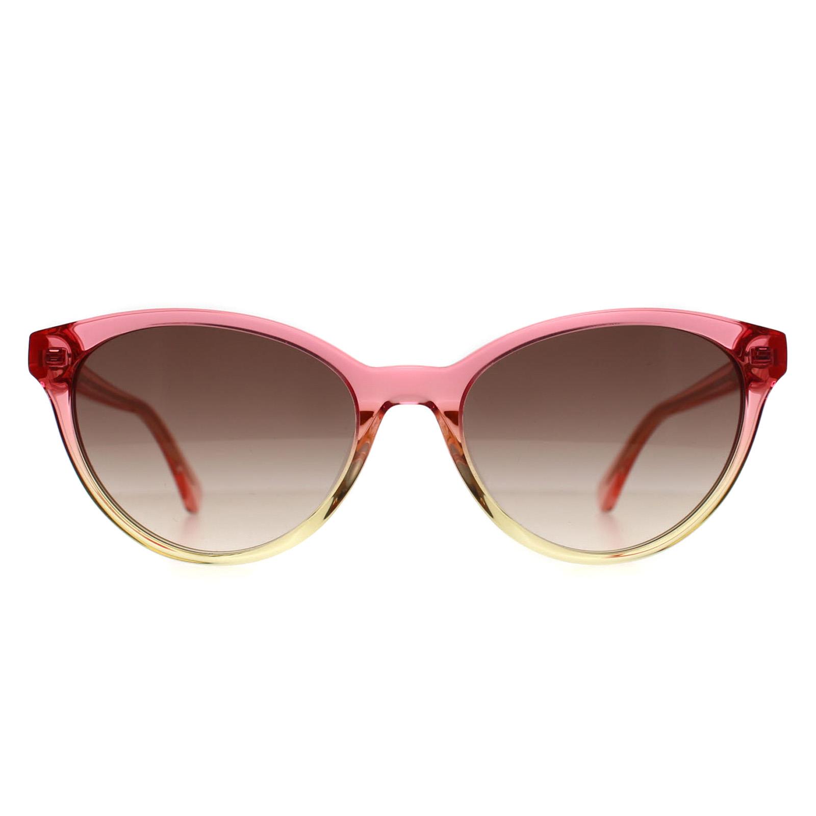 Pink Oval Pink Shaded Yellow Brown Gradient Adeline/G/S, Image 1 of 3