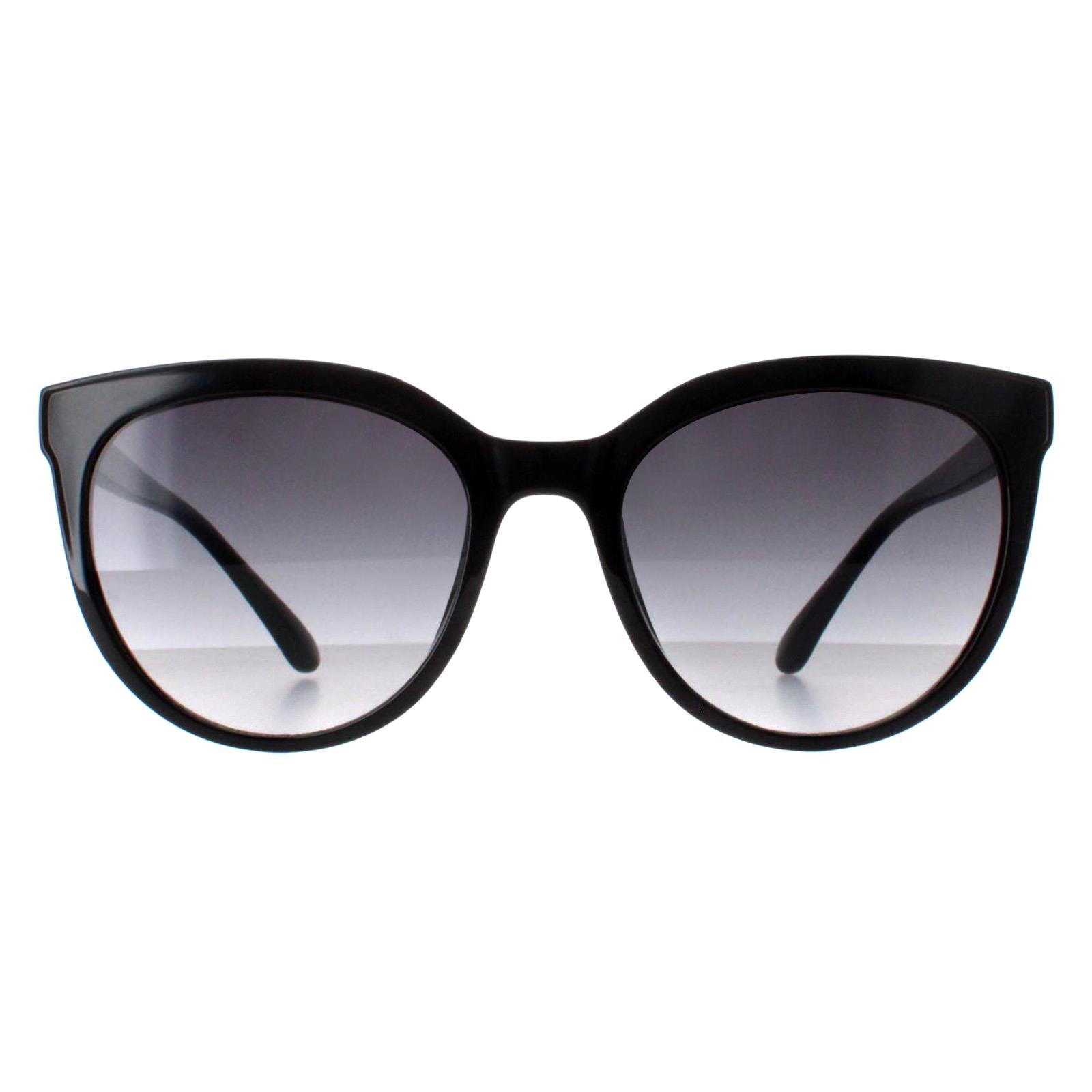 Black Calvin Klein Black Cat Eye Shiny Black Grey Gradient CK22552S, Image 1 of 4