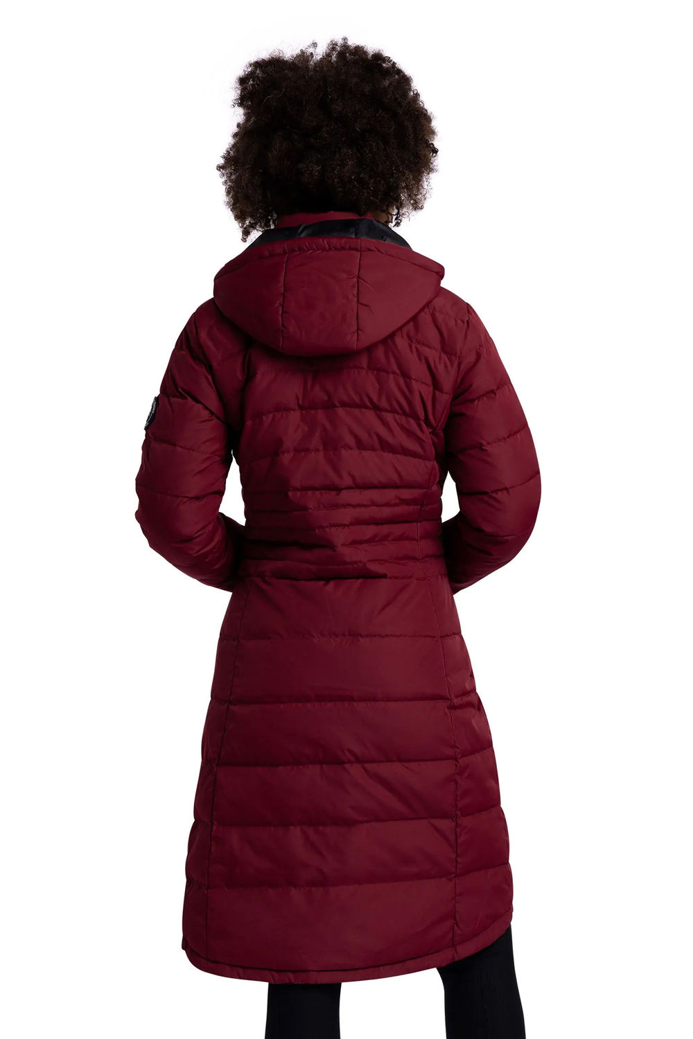 Wine Trespass Wine Bitsy Down Jacket, Image 3 of 5