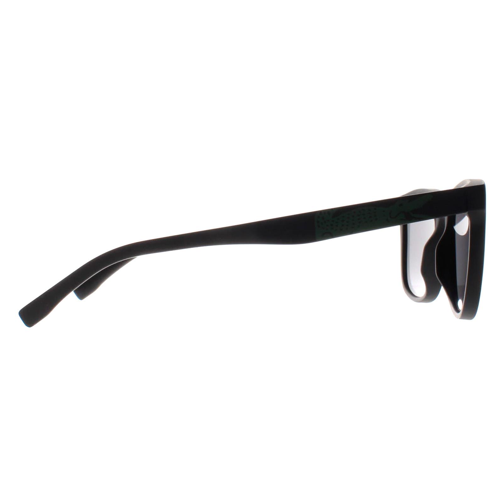Black Lacoste Black Rectangle Matte Black Grey L929SE, Image 4 of 4