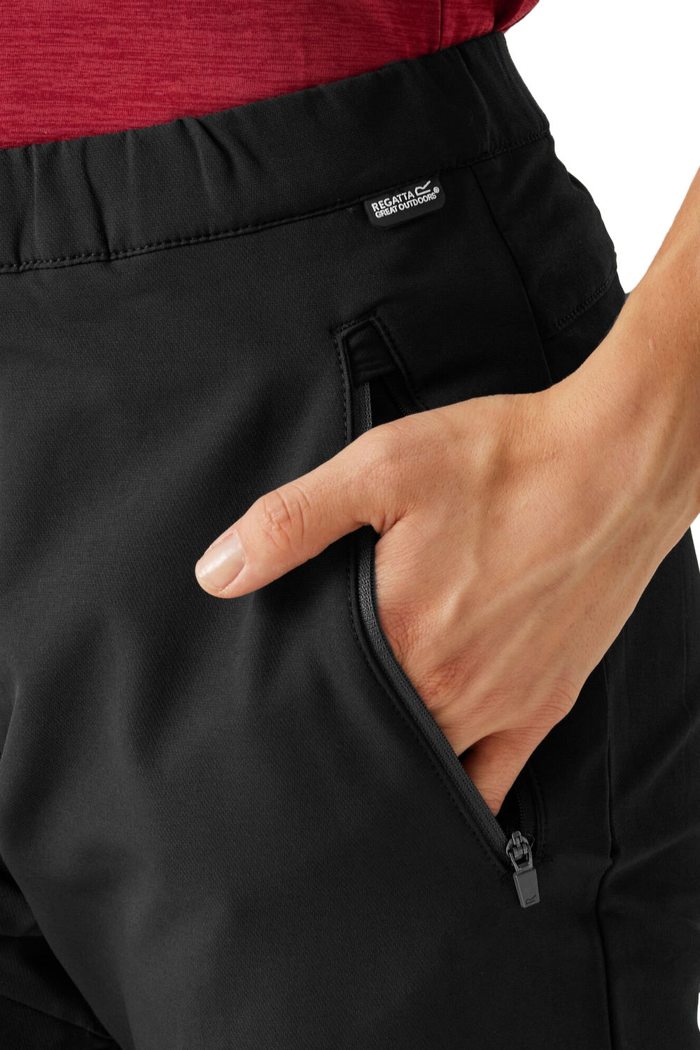 Black Pentre Extol Stretch Hiking Trousers, Image 3 of 3
