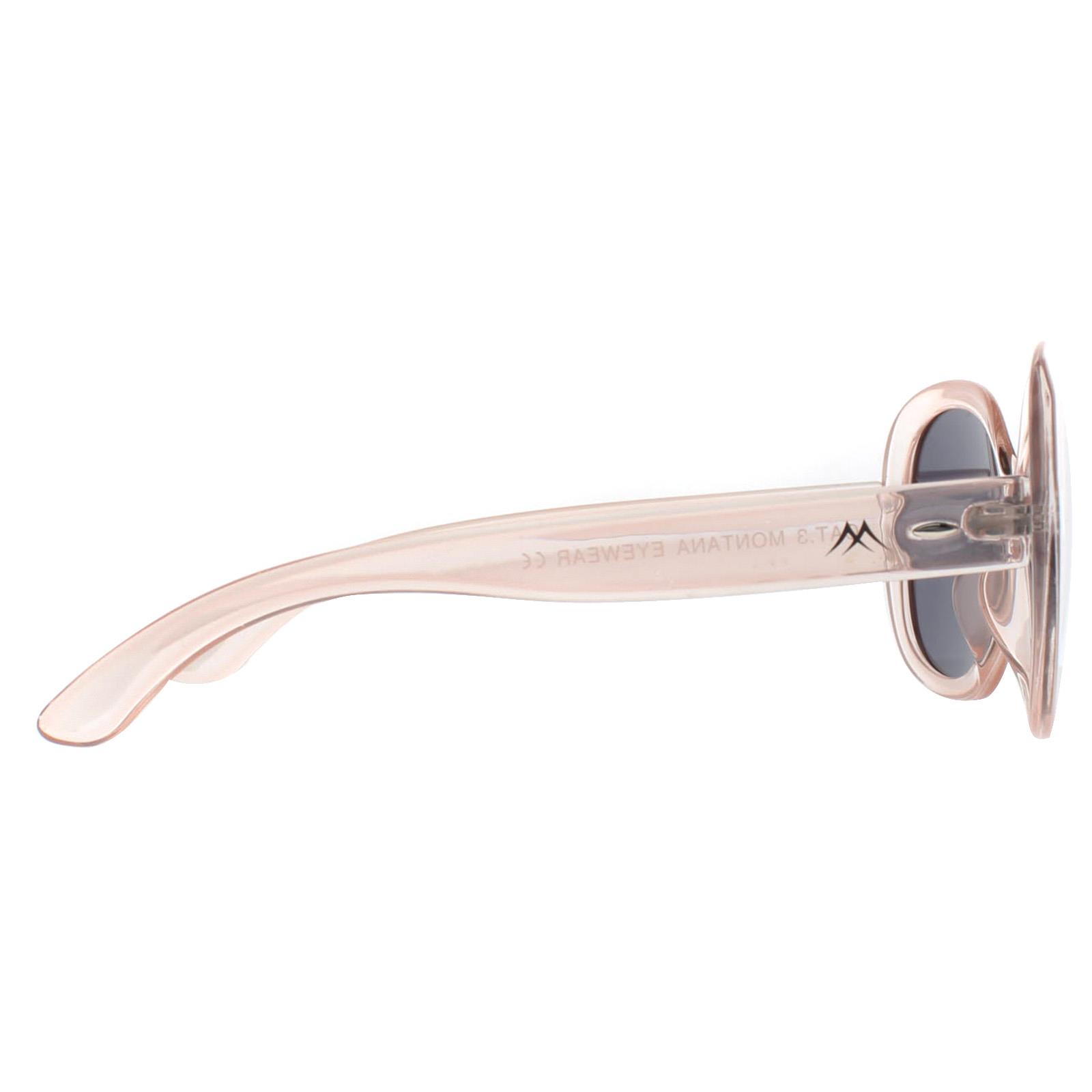 Pink Round Transparent Pink Smoke Polarized MP63, Image 4 of 4