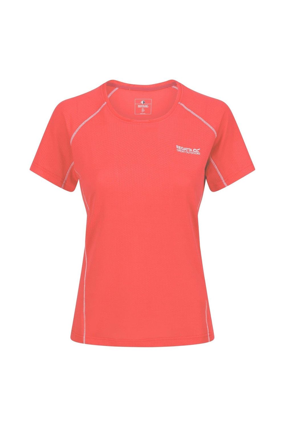 Peach Devote II Contrast Detail TShirt, Image 1 of 4