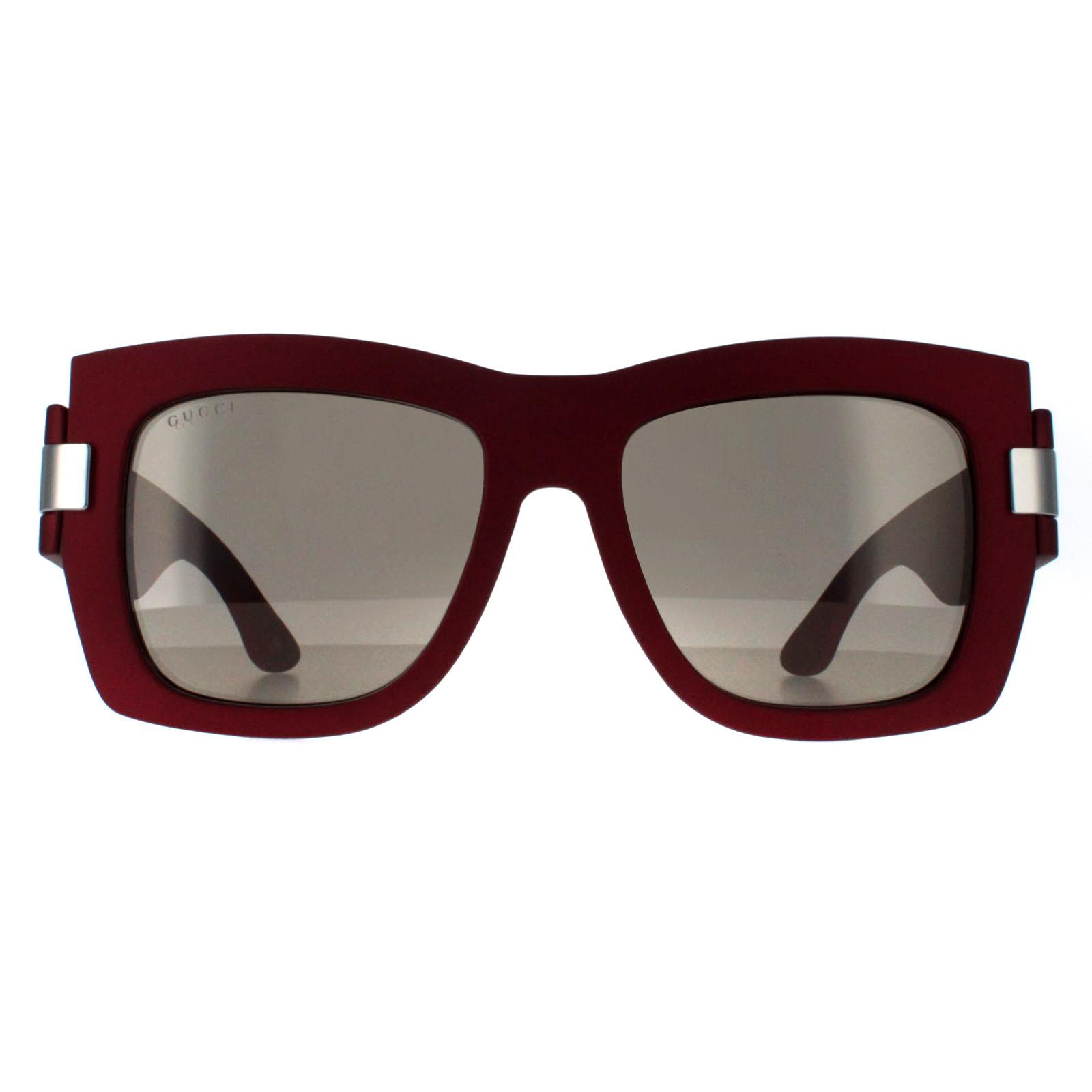 Red Square Red with Silver Grey with Light Silver Mirror GG1688S, Image 1 of 6