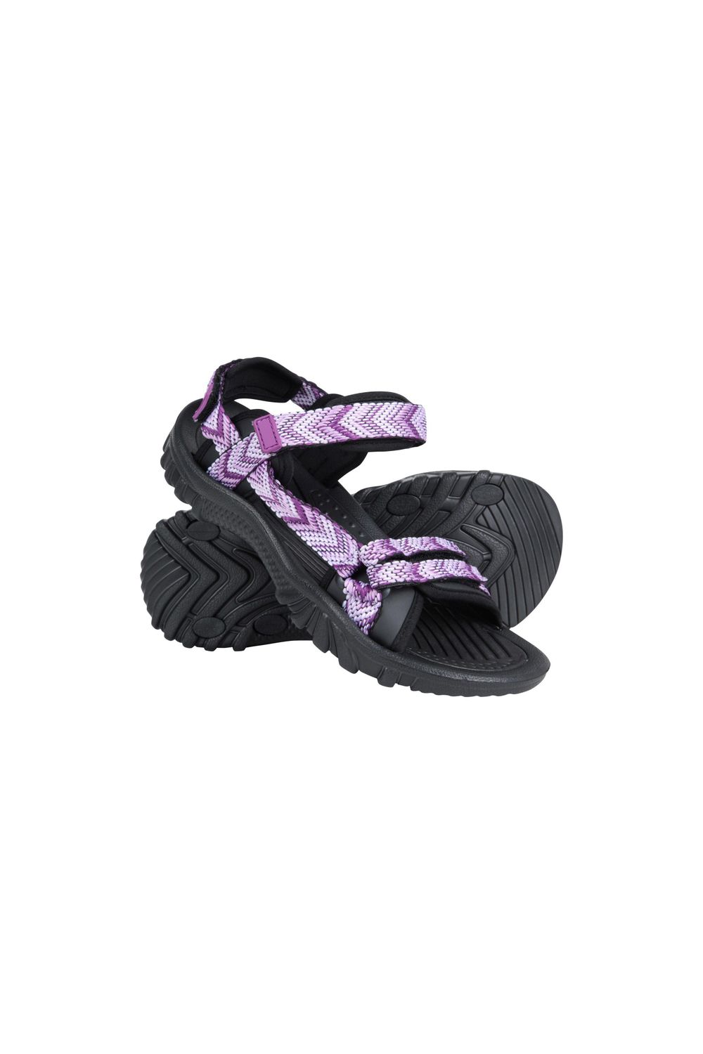 Purple Cyprus Chevron Sandals, Image 1 of 6