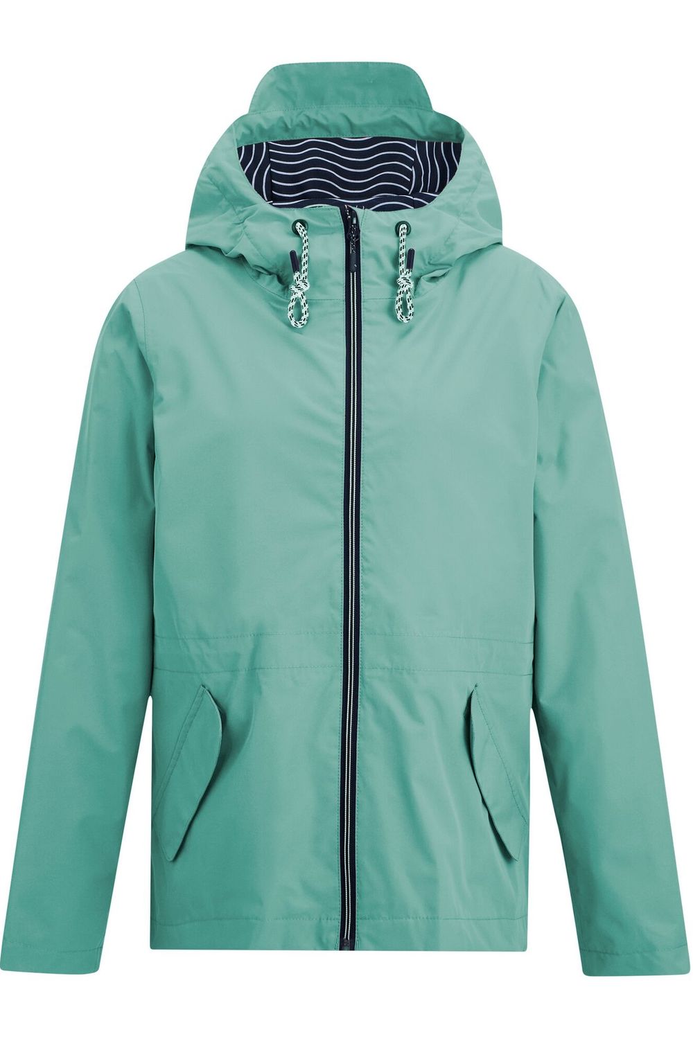Olive Bayletta Grid Distress Waterproof Jacket, Image 1 of 3