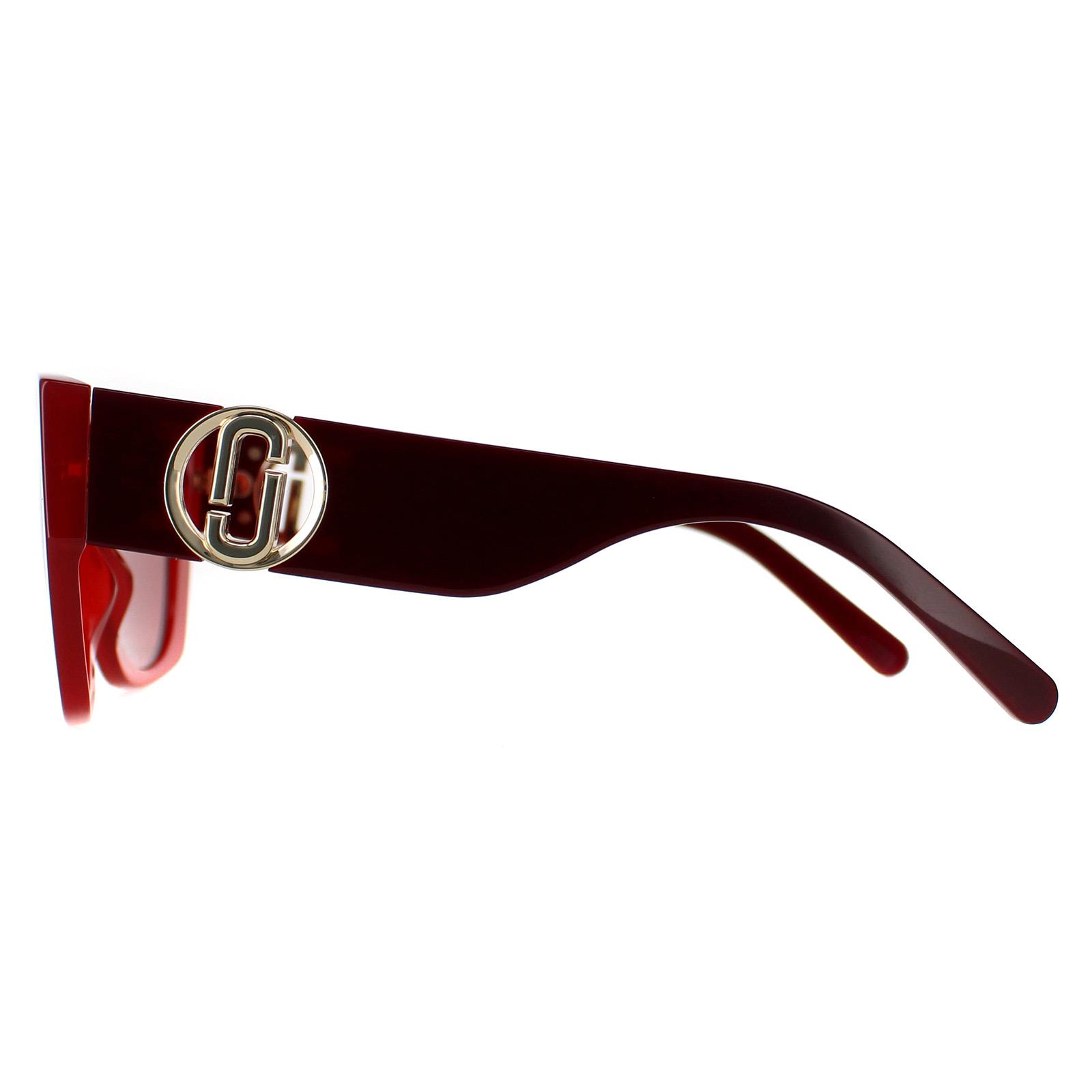Red Marc Jacobs Red Rectangle Red Burgundy MARC 687/S, Image 3 of 4
