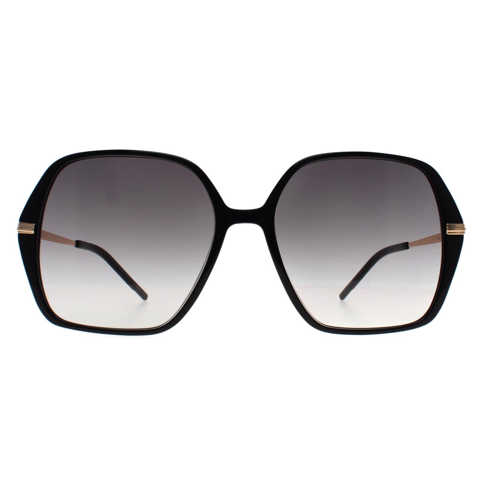 Black Square Black Gold Grey Gradient BOSS 1660/S, Image 1 of 4