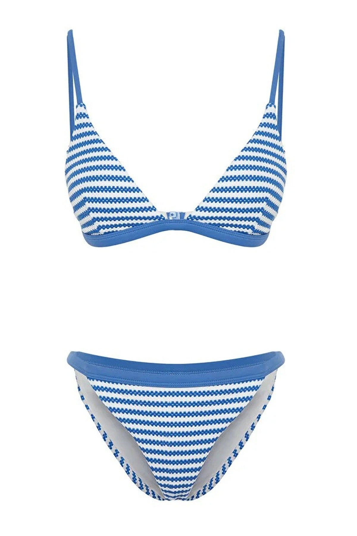 Triangle Bikini Set with Adjustable Straps and Brazilian Bottom, Image 2 of 5