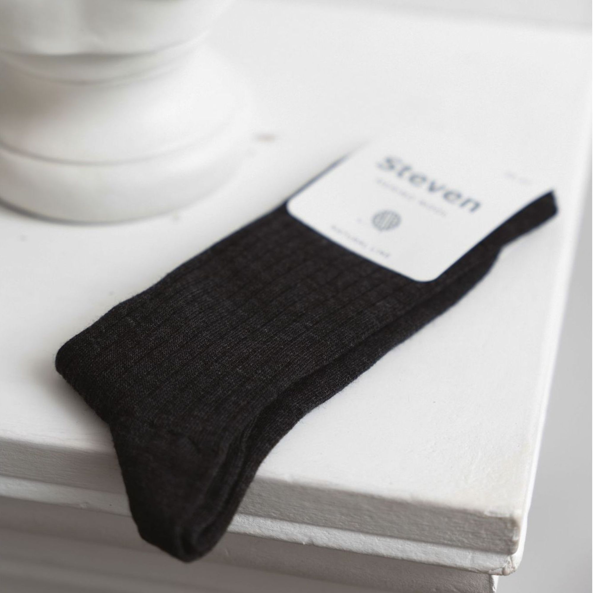 Black 3 Pairs Soft Merino Wool Socks, Image 4 of 5