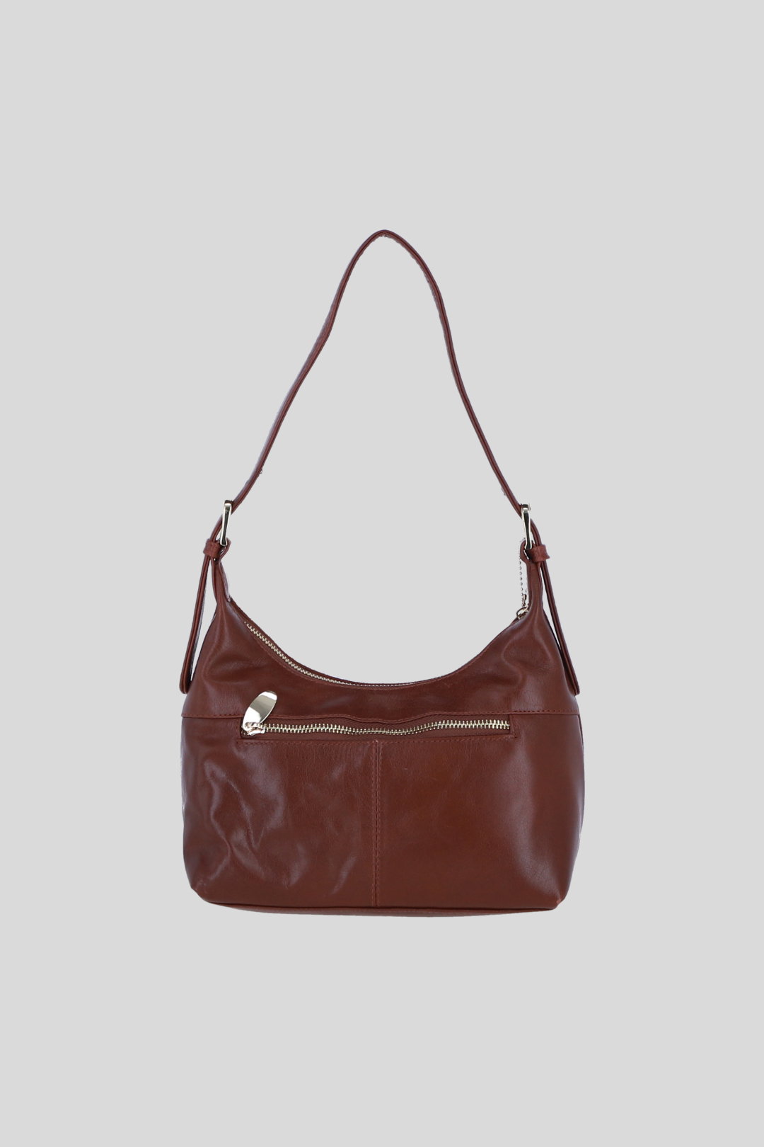 Tan Ashwood Leather Tan Real Leather and Suede Shoulder Bag with Detachable Crossbody Strap, Image 3 of 4