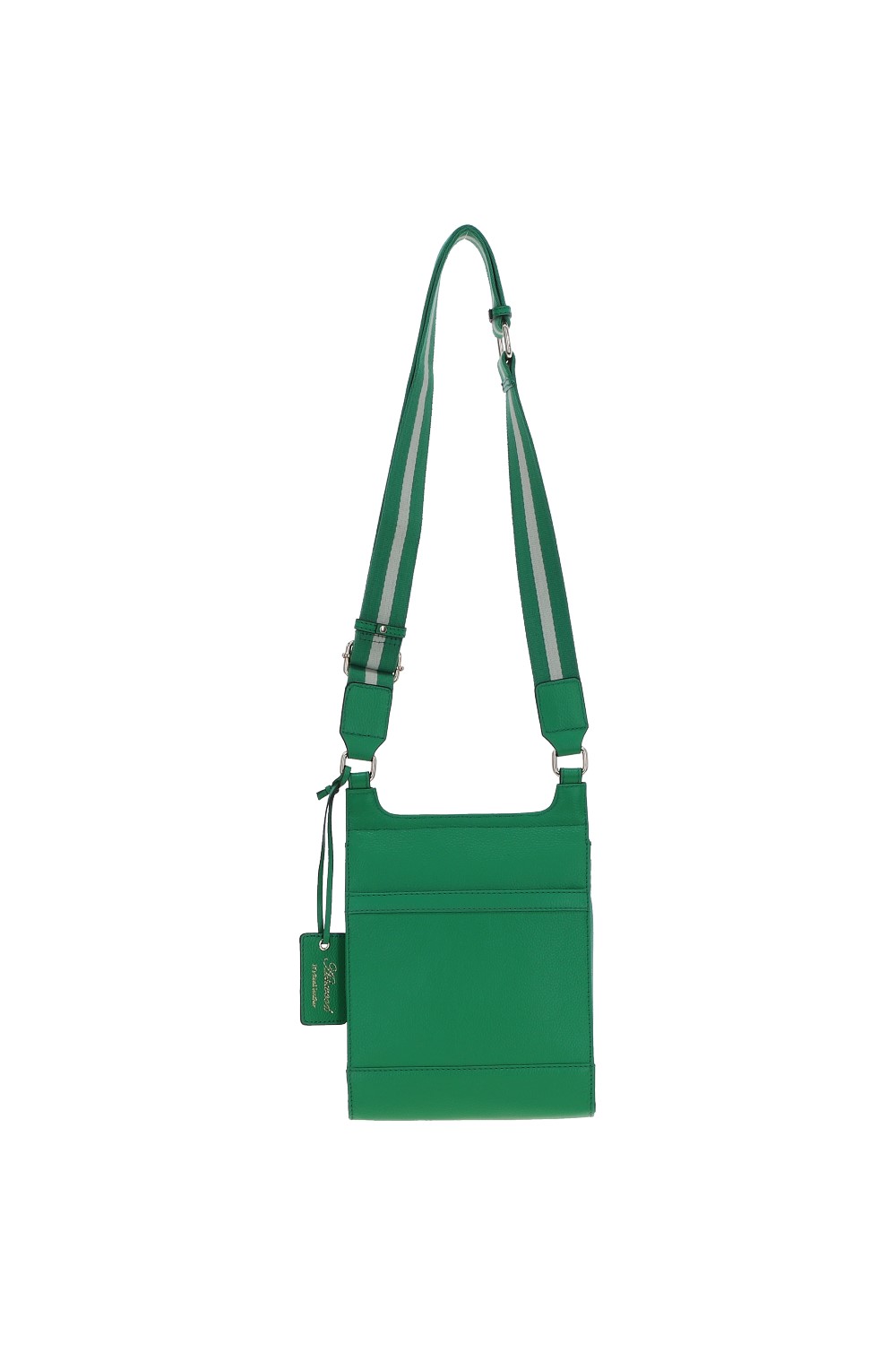 Green 'Eclisse Cuoio' Real Leather Crossbody Bag, Image 4 of 4