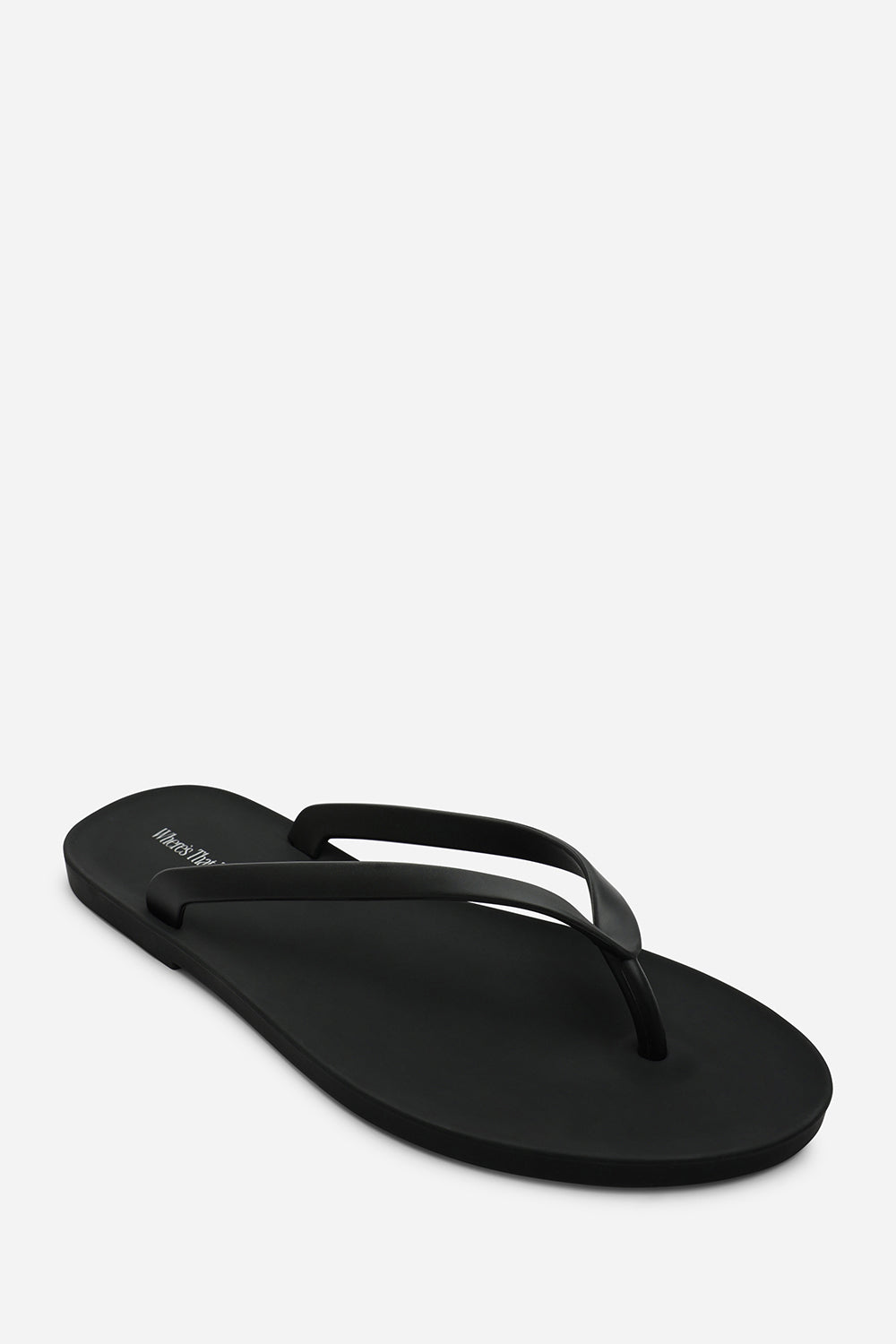 Black Kailany Jelly Thong Flip Flop Sandals, Image 3 of 6