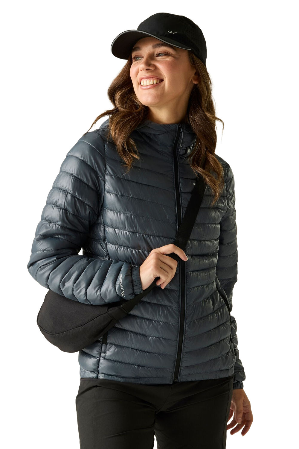 Dark Grey Regatta Dark Grey Hurden Padded Jacket, Image 4 of 4