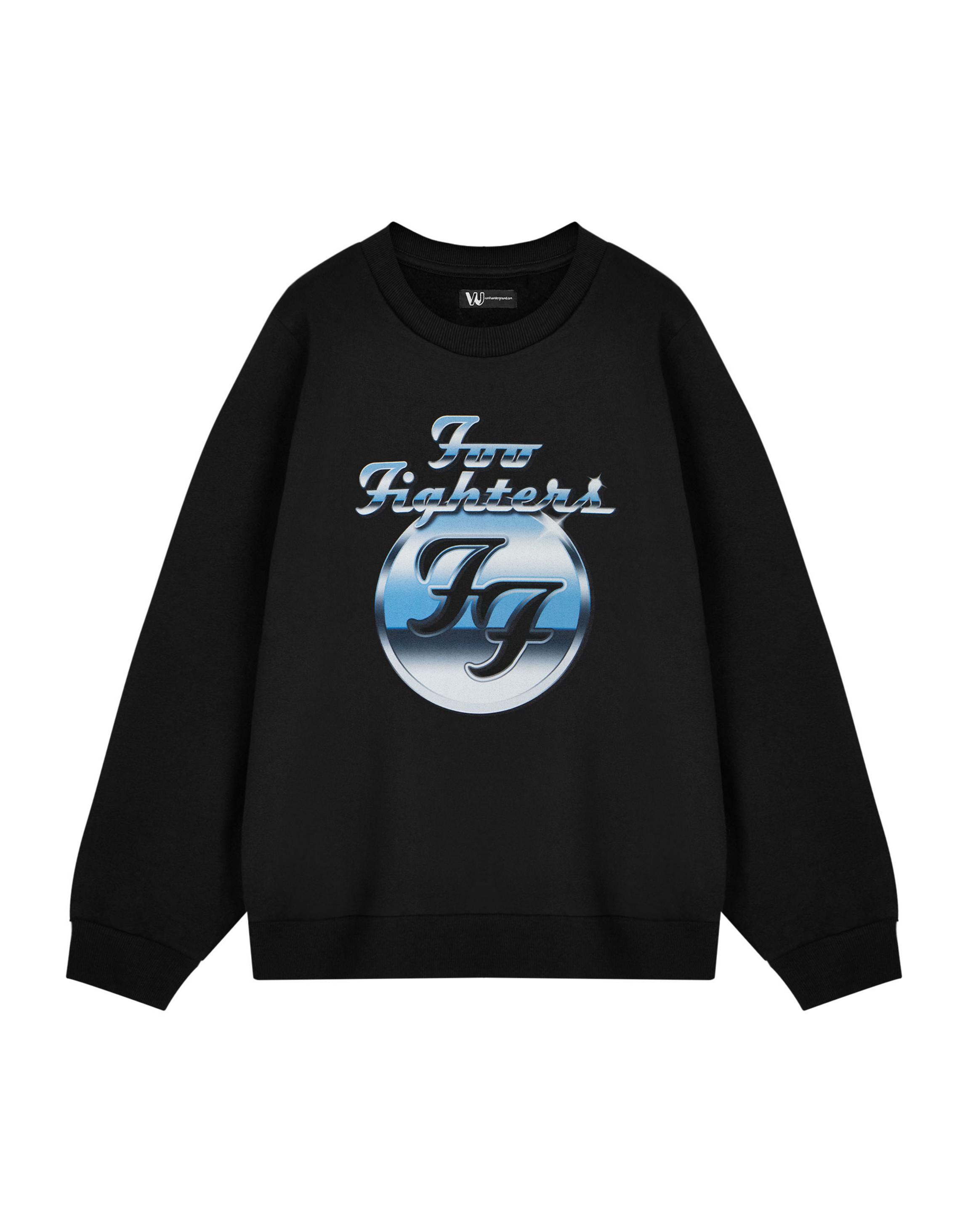 Black Foo Fighters Metal Shine Sweatshirt, Image 1 of 6