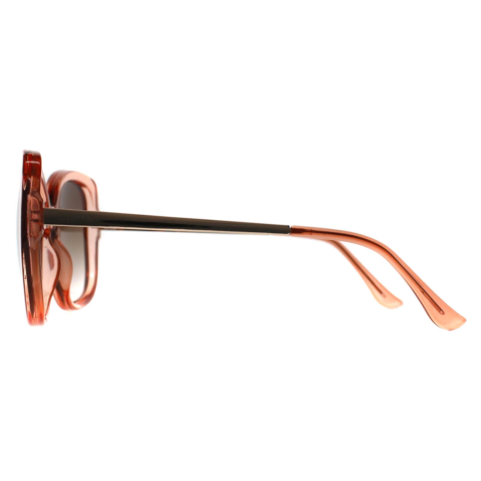 Pink Calvin Klein Pink Butterfly Dusty Pink Brown Gradient CK22548S, Image 3 of 3