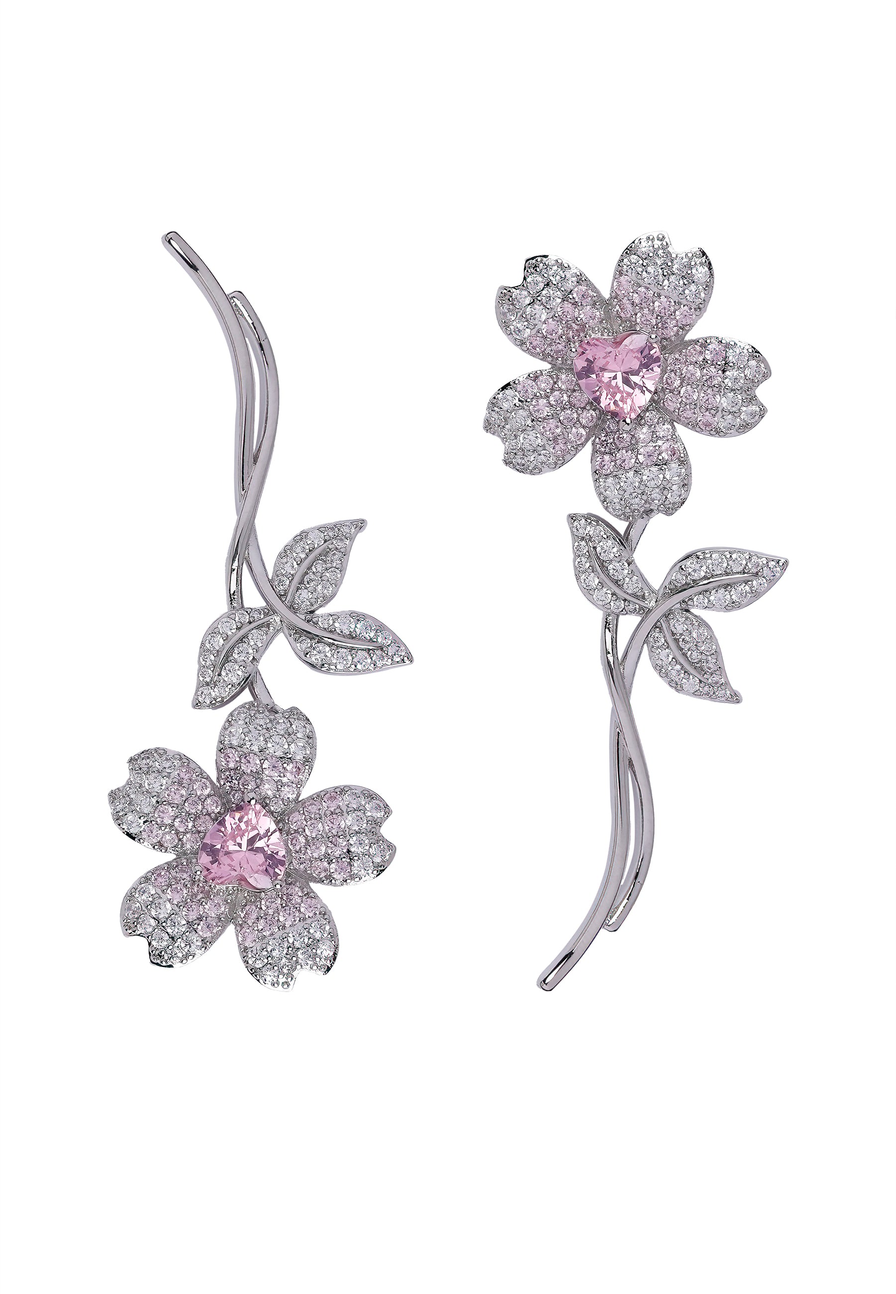 Pink Diva Modern Daisy Earrings