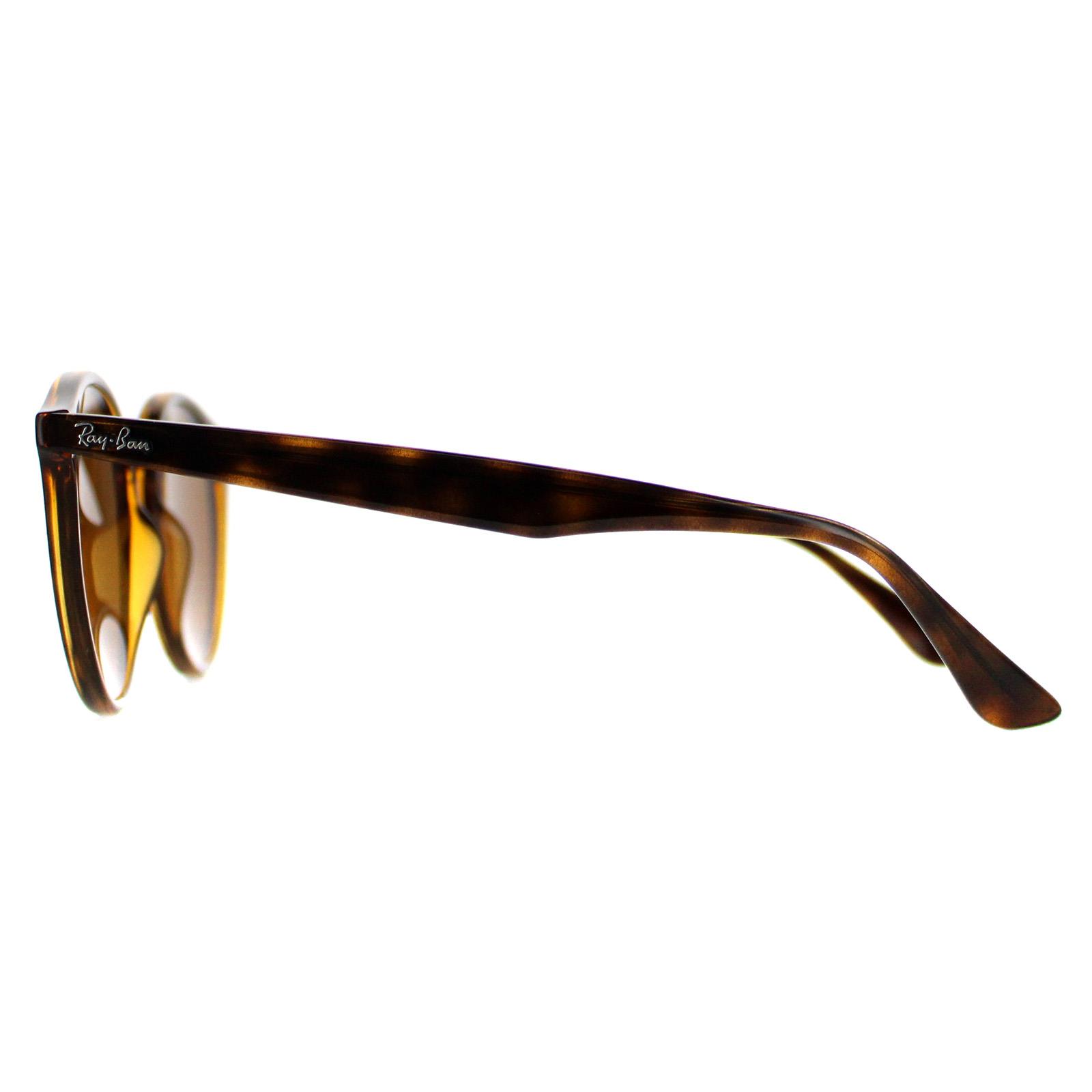 Brown Round Tortoise Brown B-15 2180 Sunglasses, Image 3 of 4