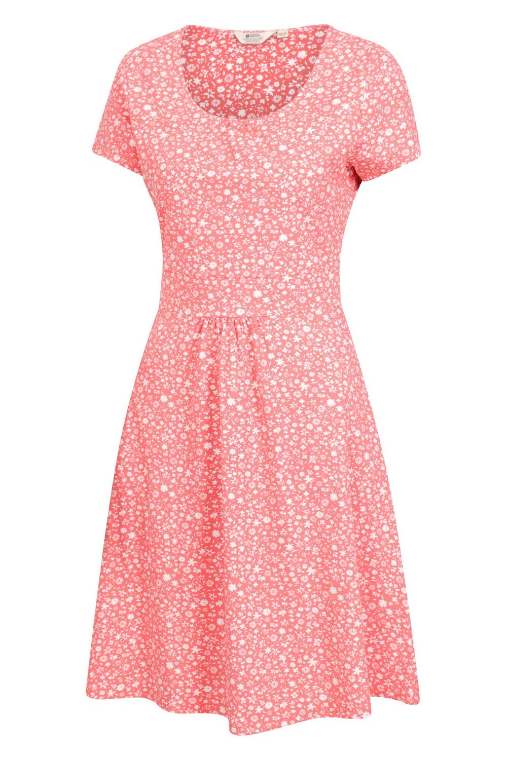 Red Orchid All Over Print UV Protection Dress, Image 3 of 4