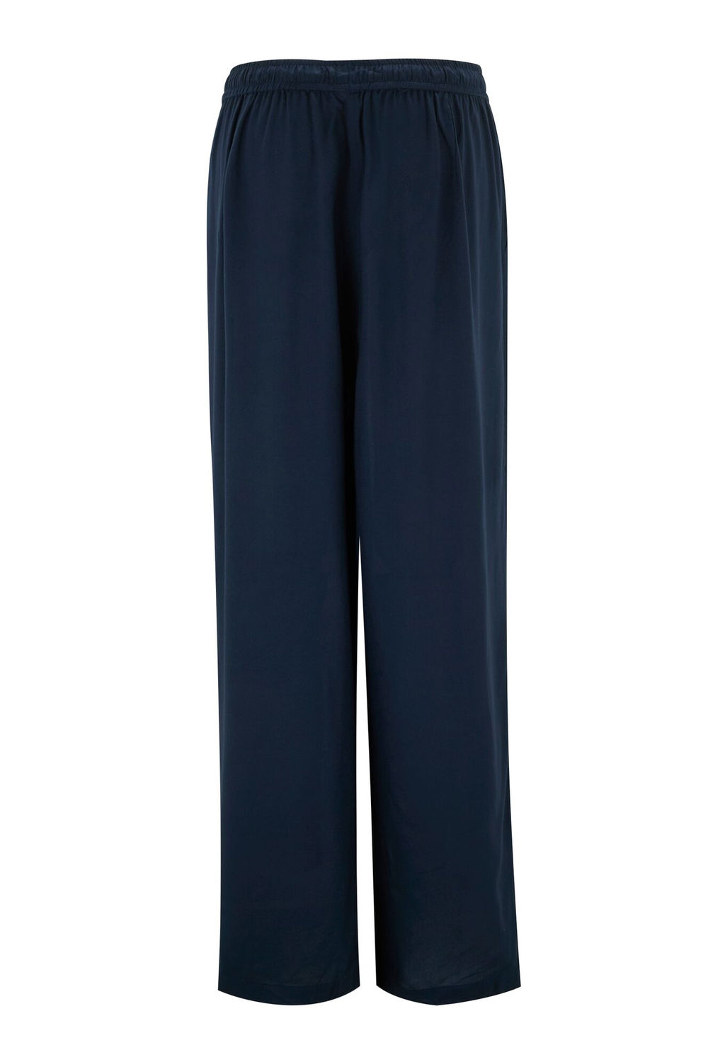Navy Elbrie Plain Trousers, Image 2 of 4