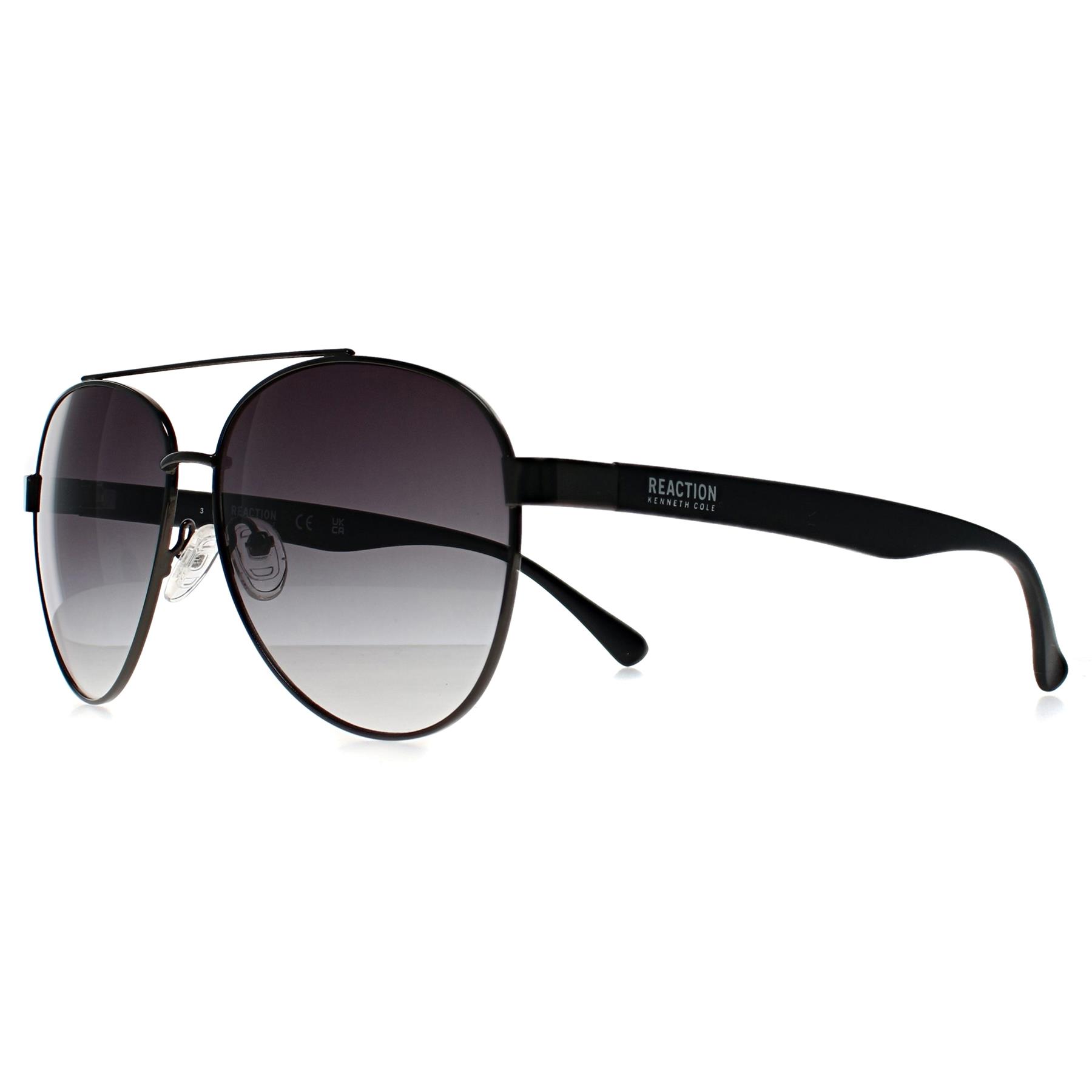 Grey Aviator Shiny Gunmetal Smoke Gradient KC1394, Image 2 of 3