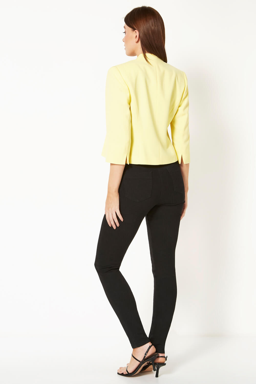 Lemon  3/4 Sleeve Rochette Jacket, Image 4 of 5