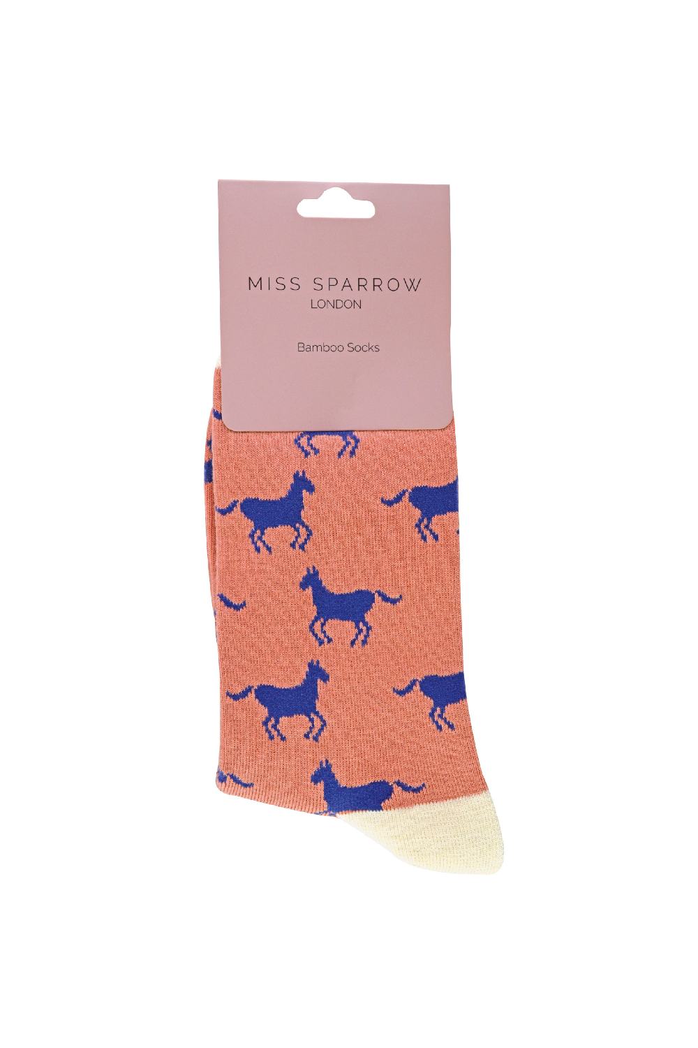 Coral 1 Pack Novelty Animal Patterned Bamboo Socks, Image 2 of 4