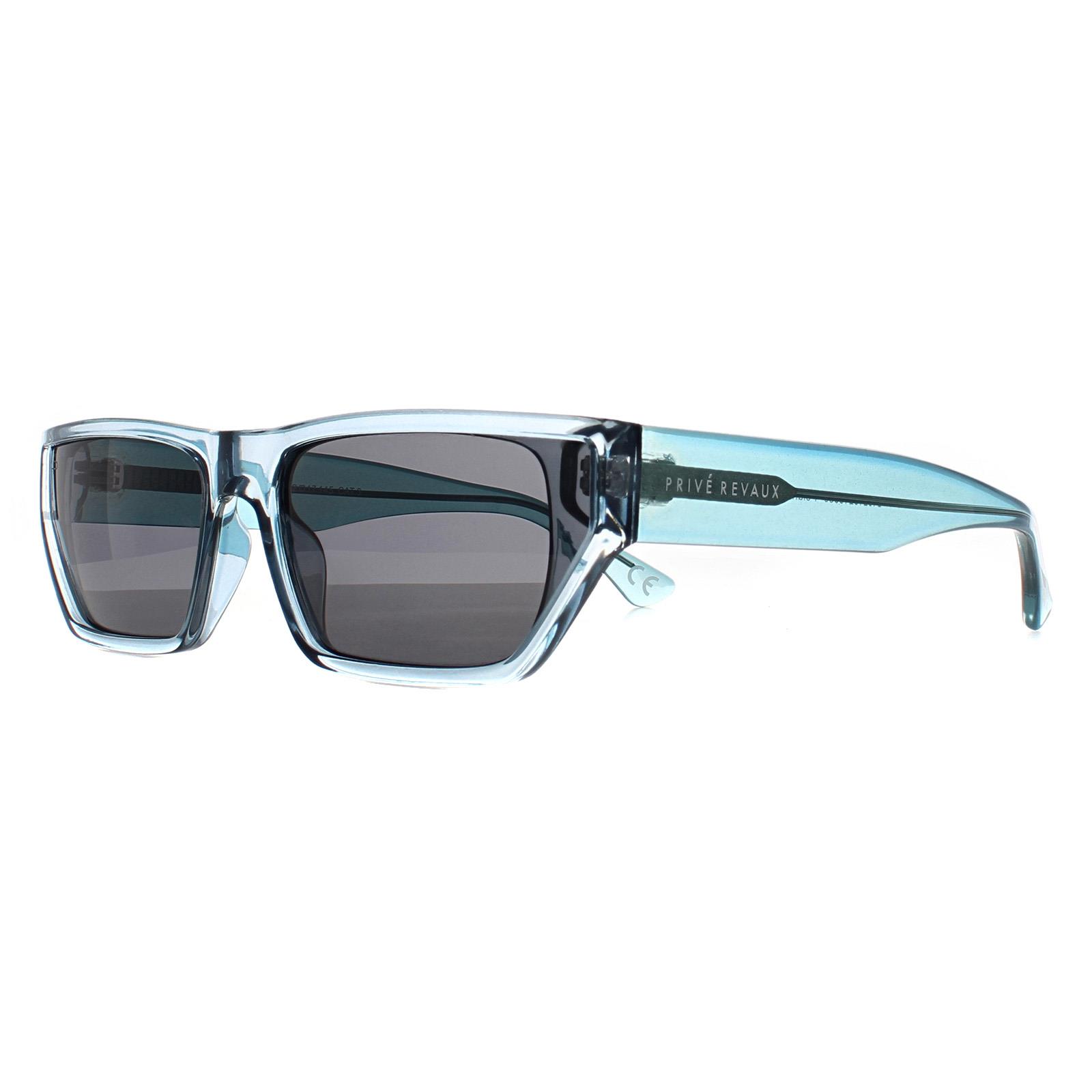 Blue Prive Revaux Blue Rectangle Ocean Blue Dark Grey Low Key, Image 2 of 4