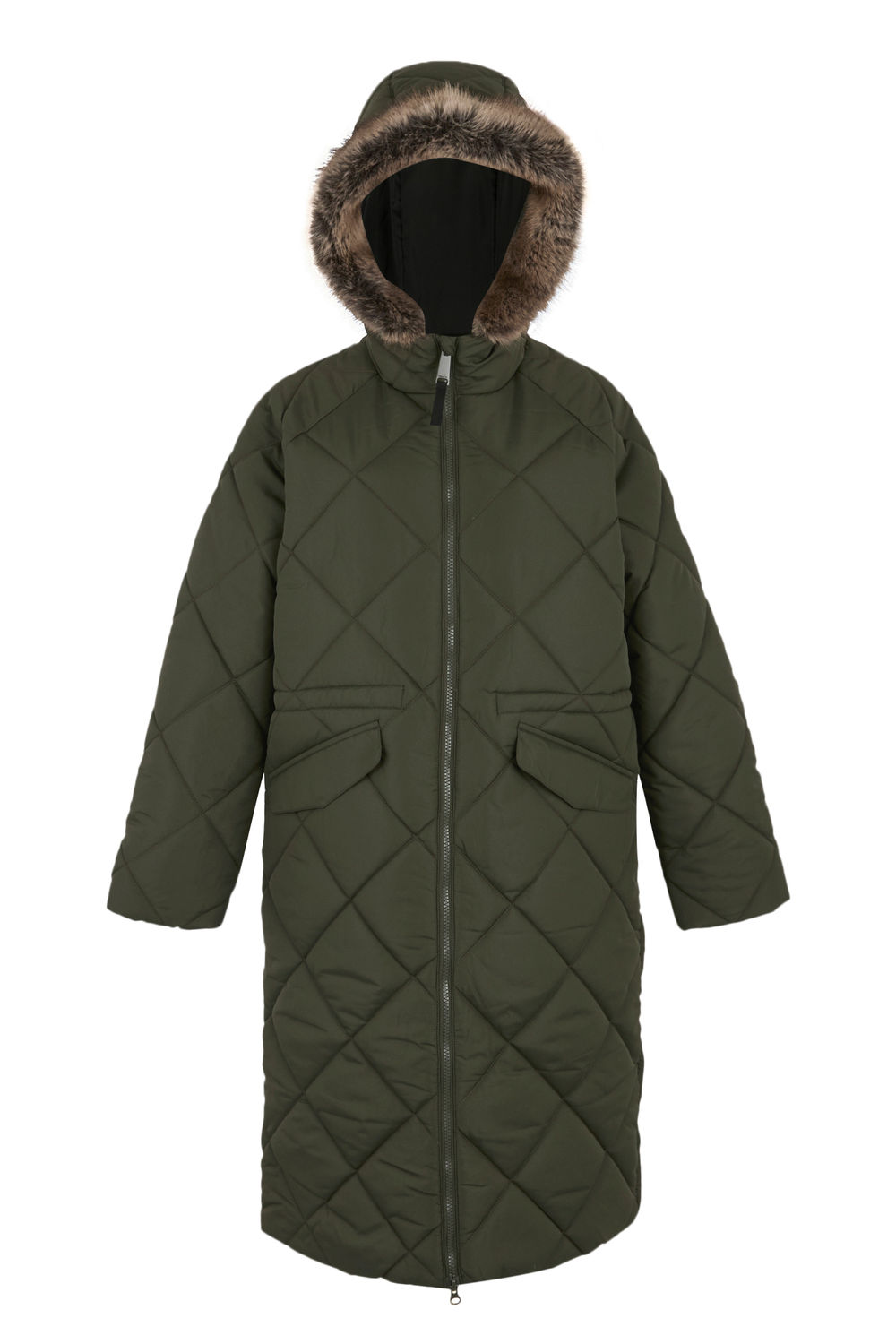 Khaki Regatta Khaki Freyla Padded Jacket, Image 1 of 5