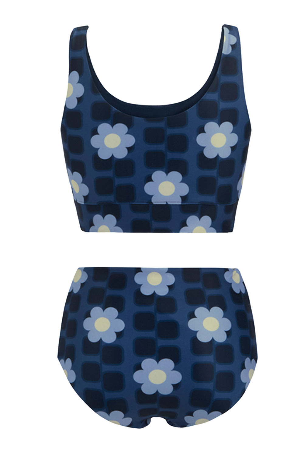Blue Orla Kiely Reversible Bikini Set, Image 5 of 6