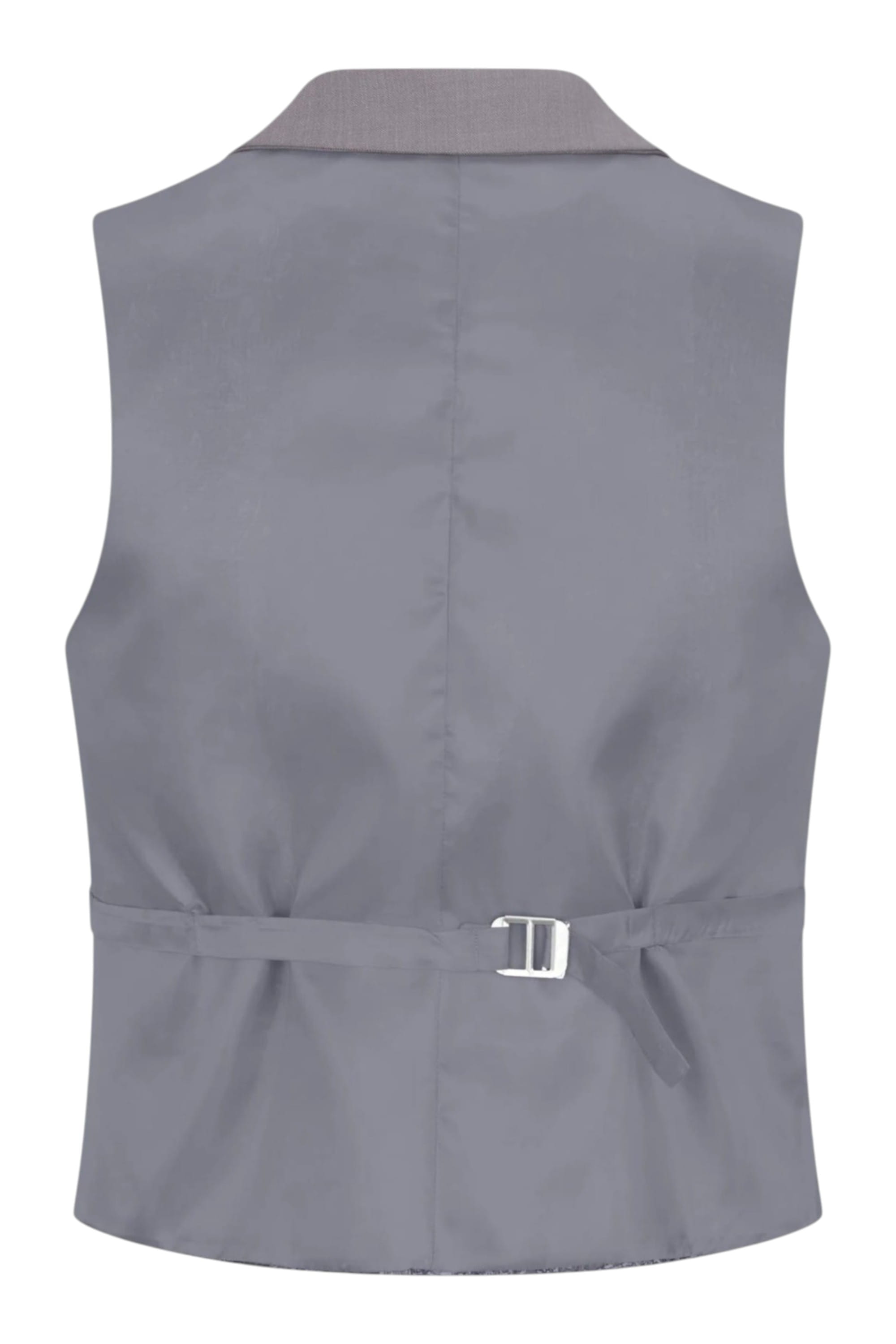 Grey Womens 3 Piece Plain Grey Formal Office Suit, Image 6 of 8