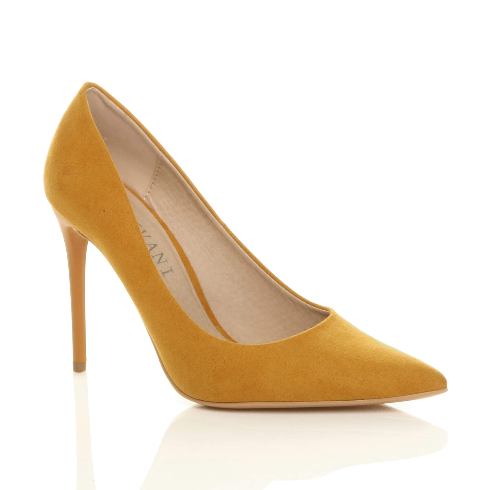 Purple High Stiletto Heel Pointed Toe Court Shoes