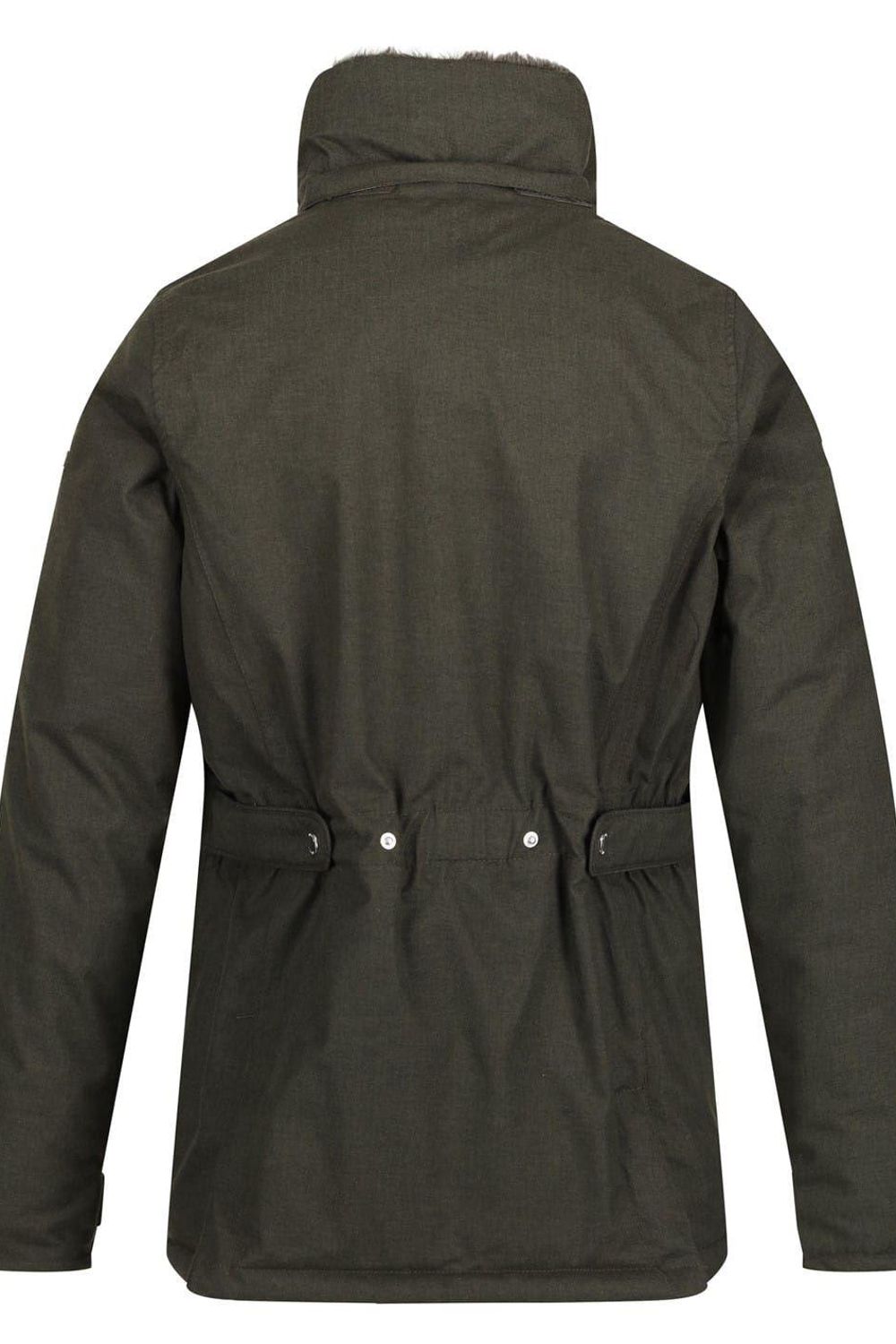 Khaki Leighton Plaid Waterproof Jacket, Image 3 of 3