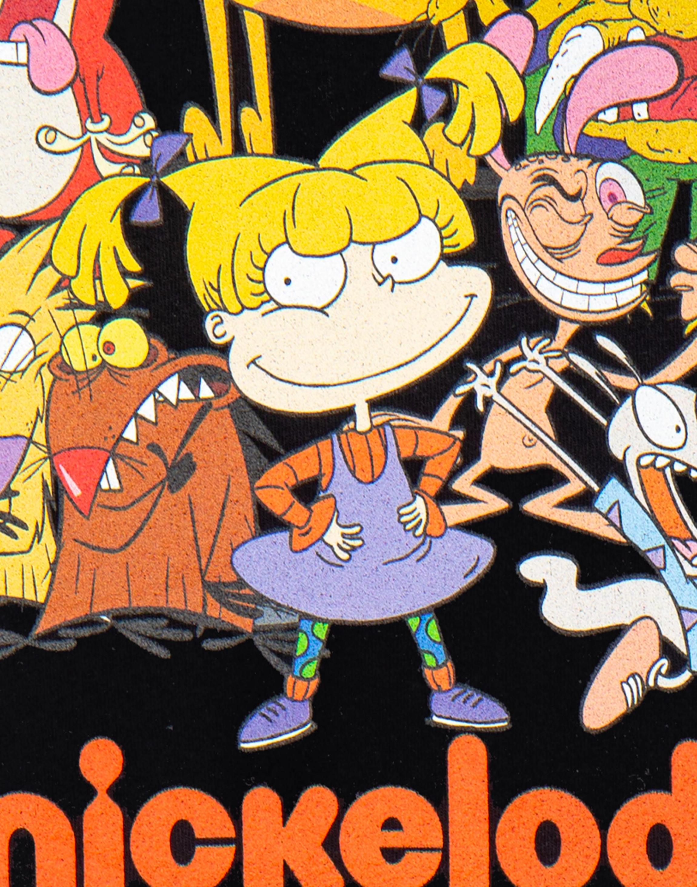 Black Nickelodeon Classic Group T-Shirt, Image 6 of 6