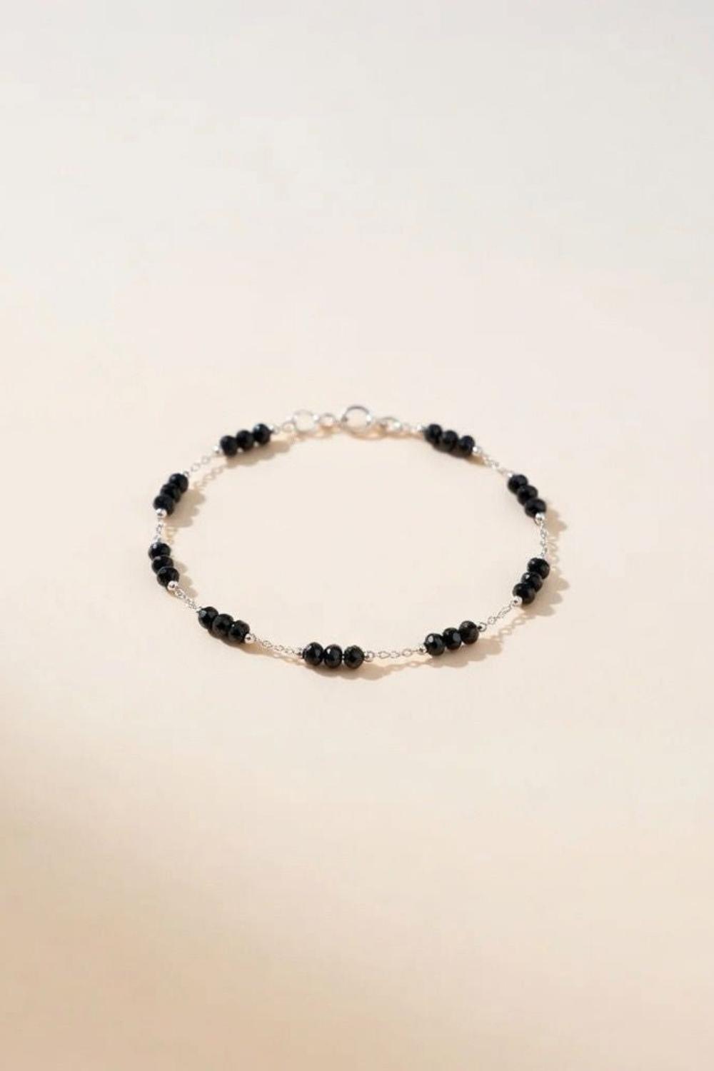 Gold Crystal Nazar Mangalsutra Bracelet, Image 2 of 2