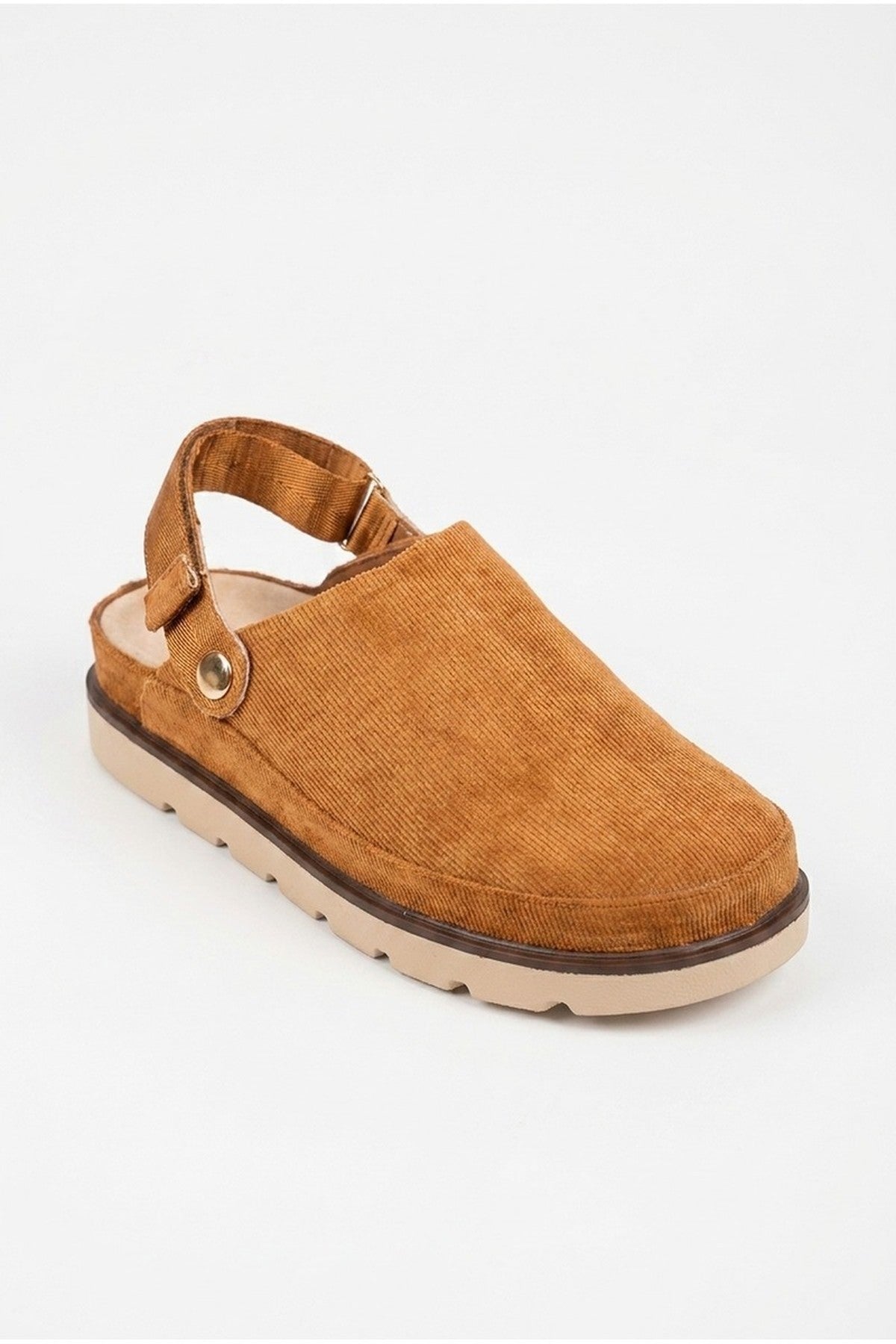 Camel iKrush Camel Tara Womens Suede Convertible Slingback Clogs, Image 3 of 4