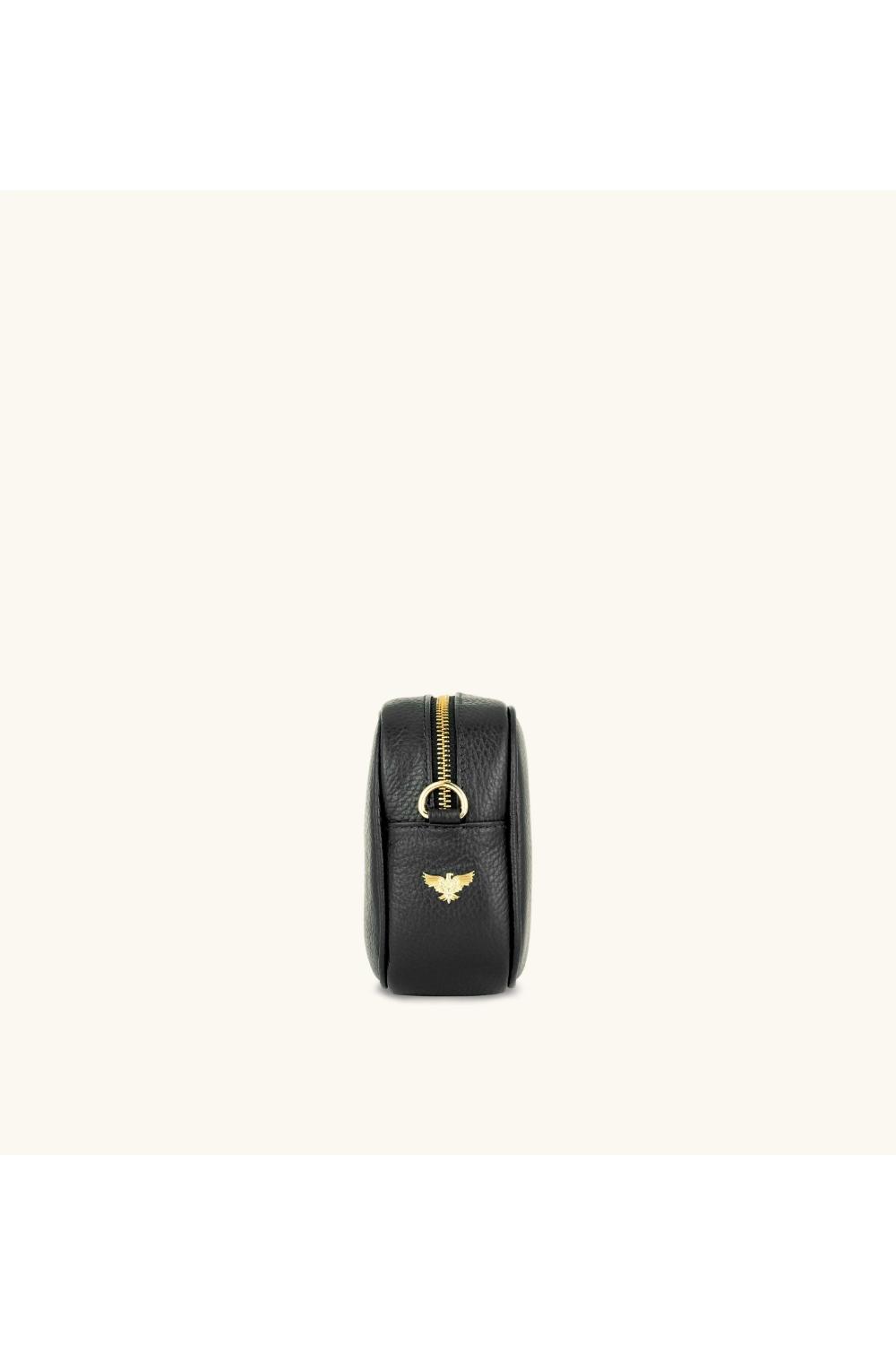 Black The Tassel Black Leather Crossbody Bag, Image 2 of 4