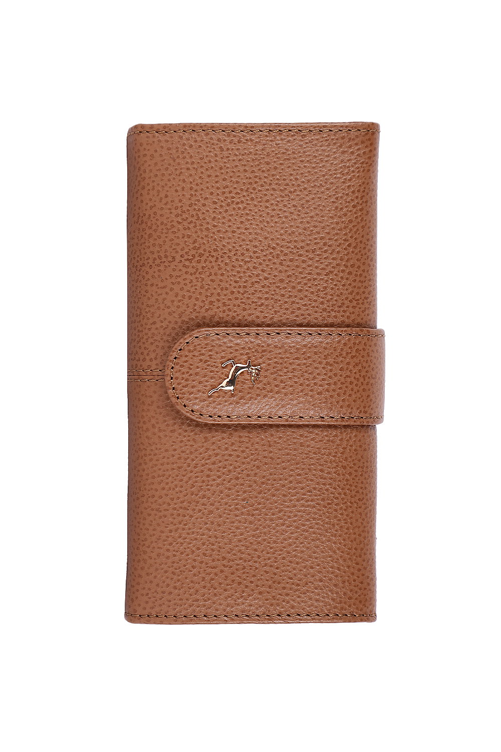 Tan Sherry 14 Card RFID Protected Large Real Leather Purse, Image 1 of 5