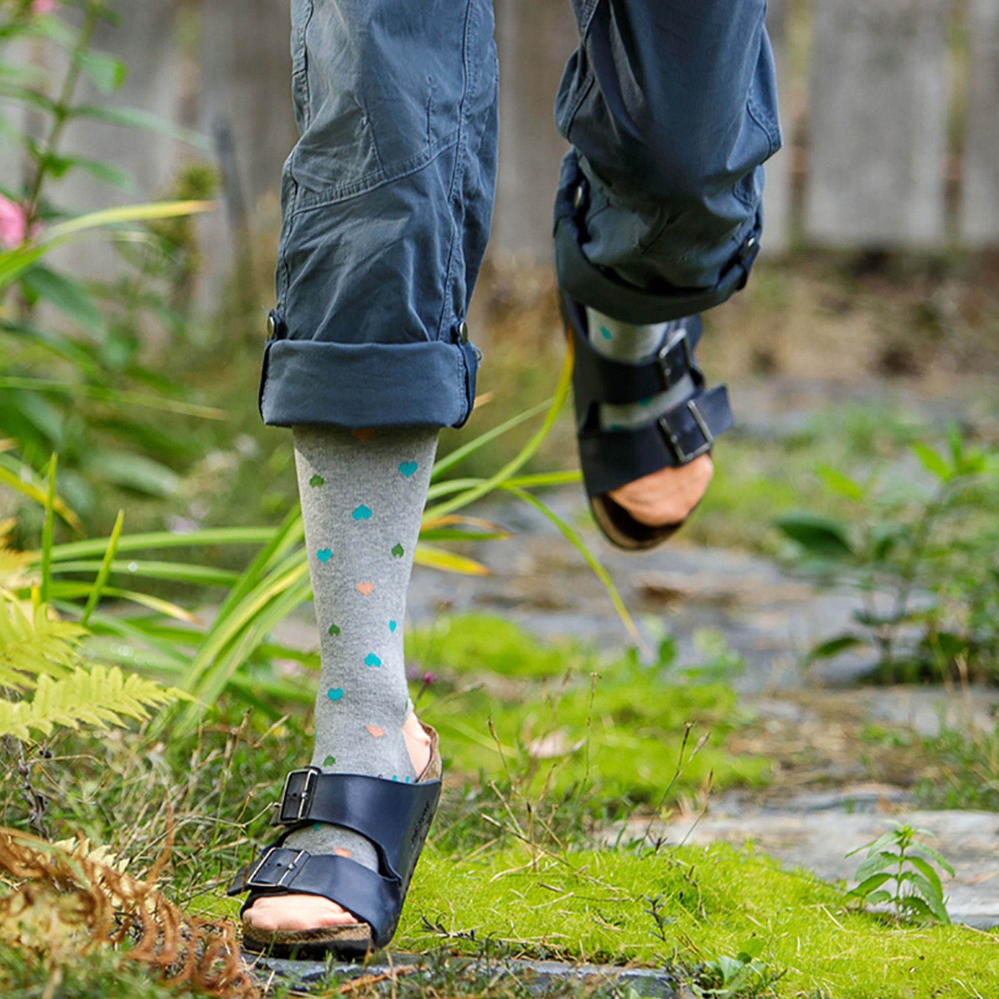 Ash Cotton 15-20 mmhg Compression Socks, Image 3 of 5