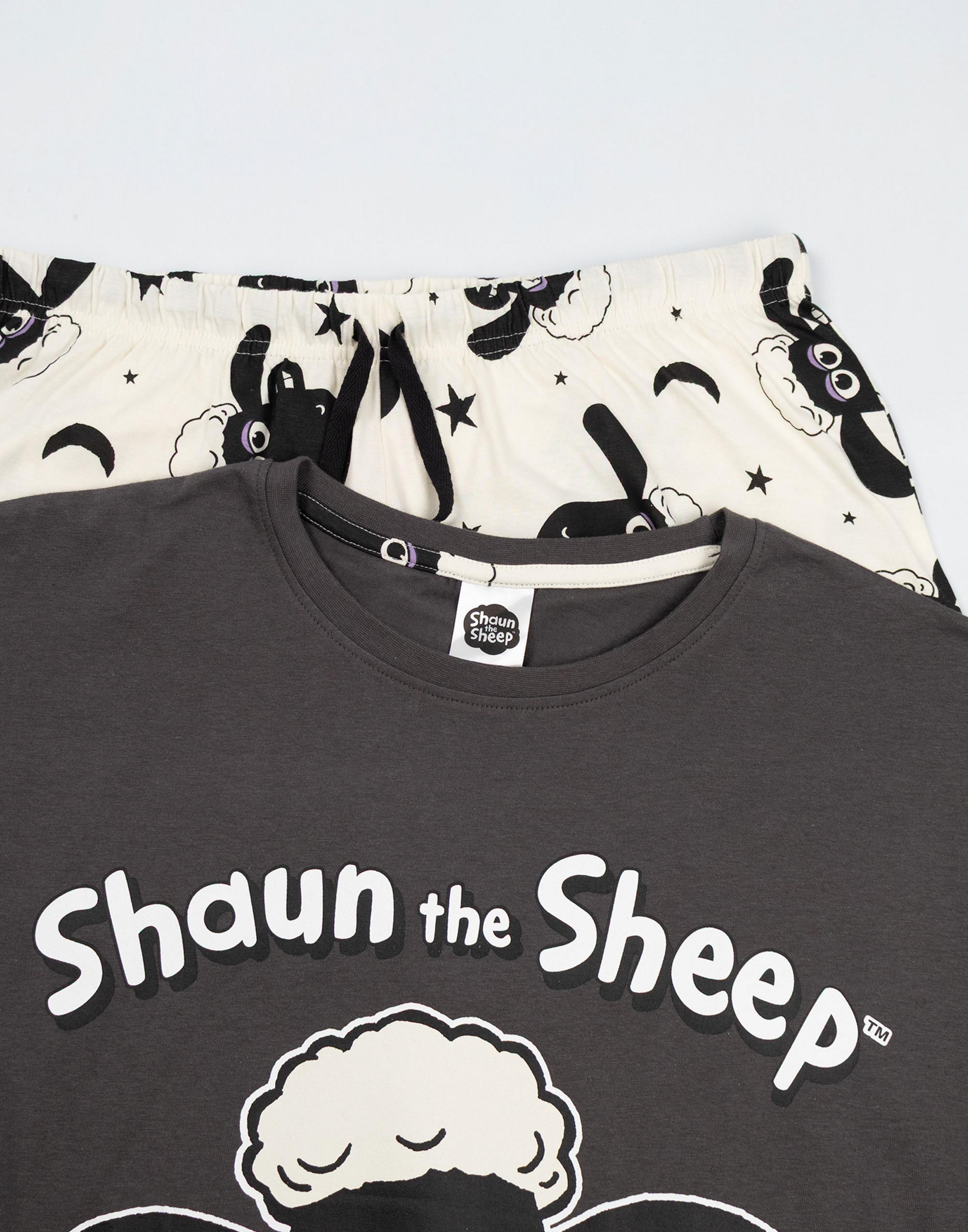 Grey Shaun The Sheep Character XX-Large Pyjama Set, Image 6 of 6