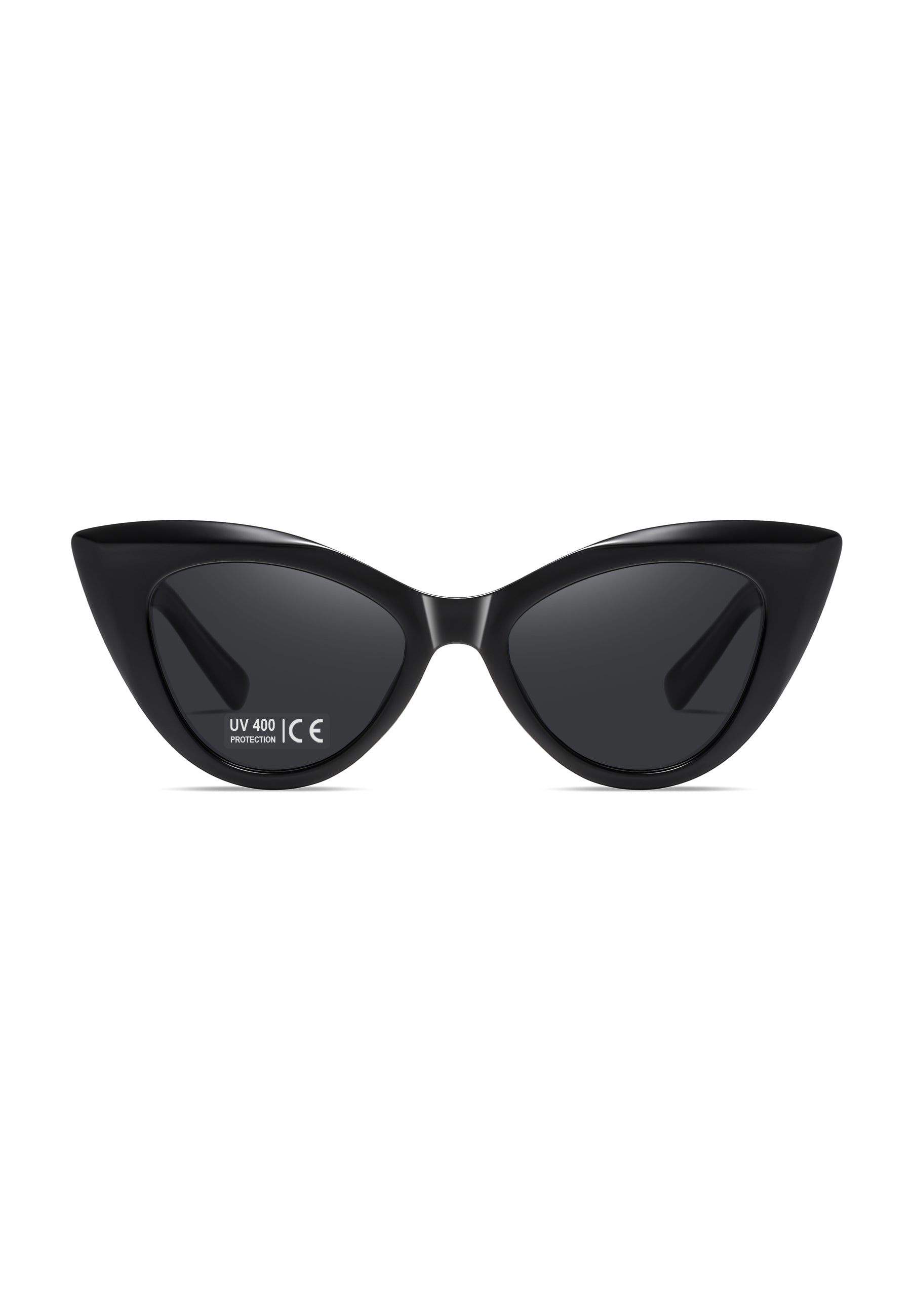 Black AVANT-GARDE PARIS Black Chic Cat Eye Polarized Sunglasses, Image 3 of 5